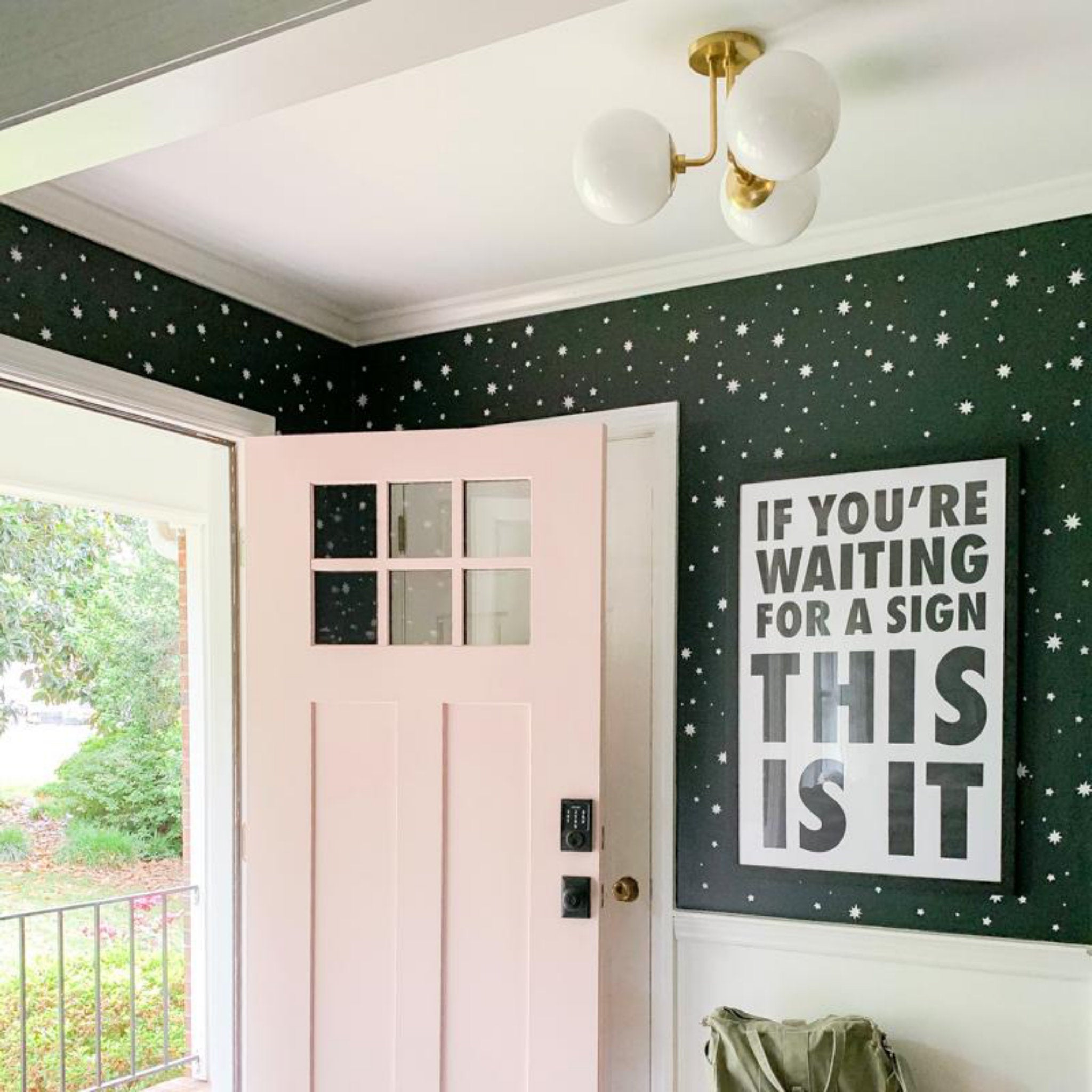 Stella 3-Light Semi Flush in Aged Brass 18.25L x 18.25W x 10.5H