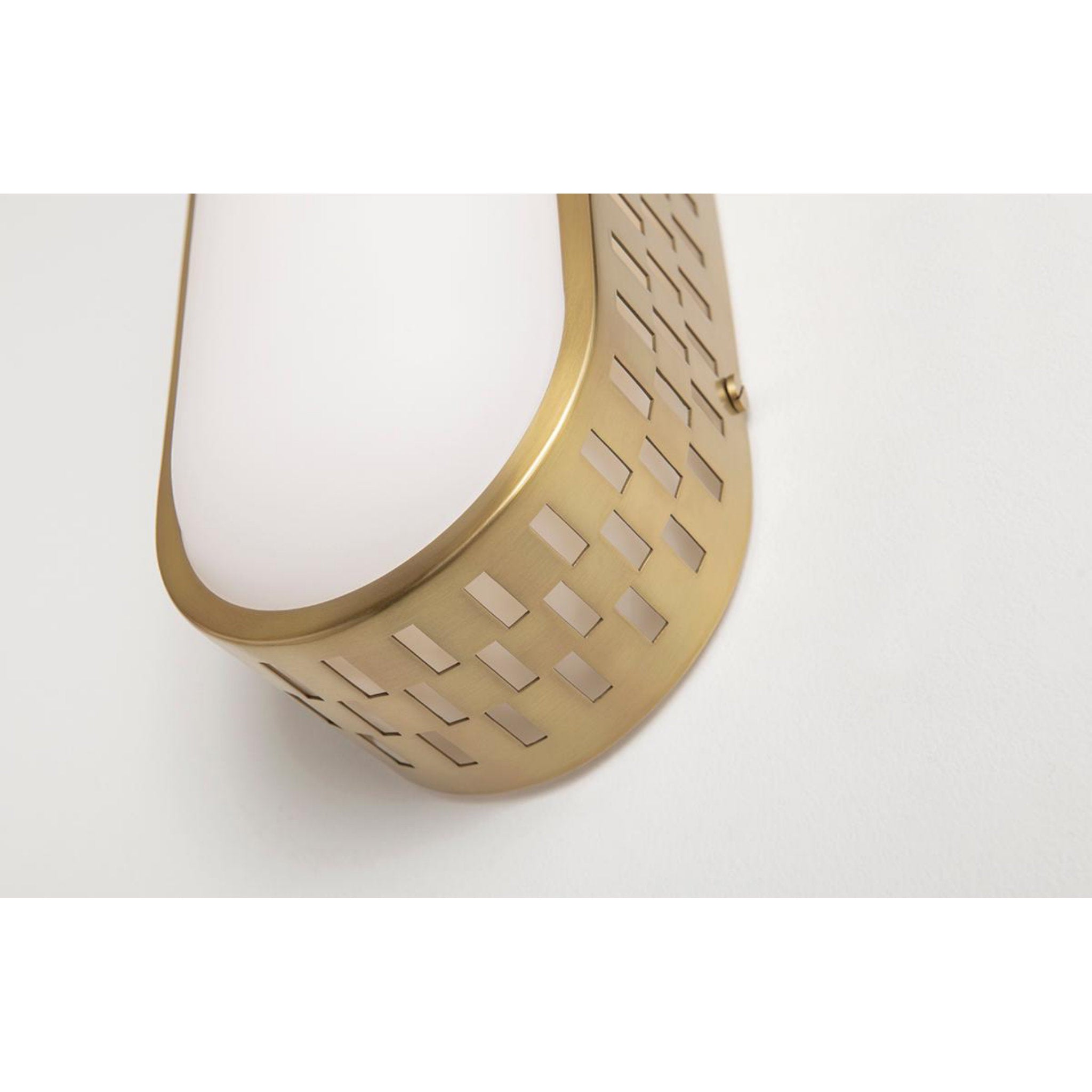 Phoebe 3-Light Flush Mount in Aged Brass 9L x 14W x 4.5H