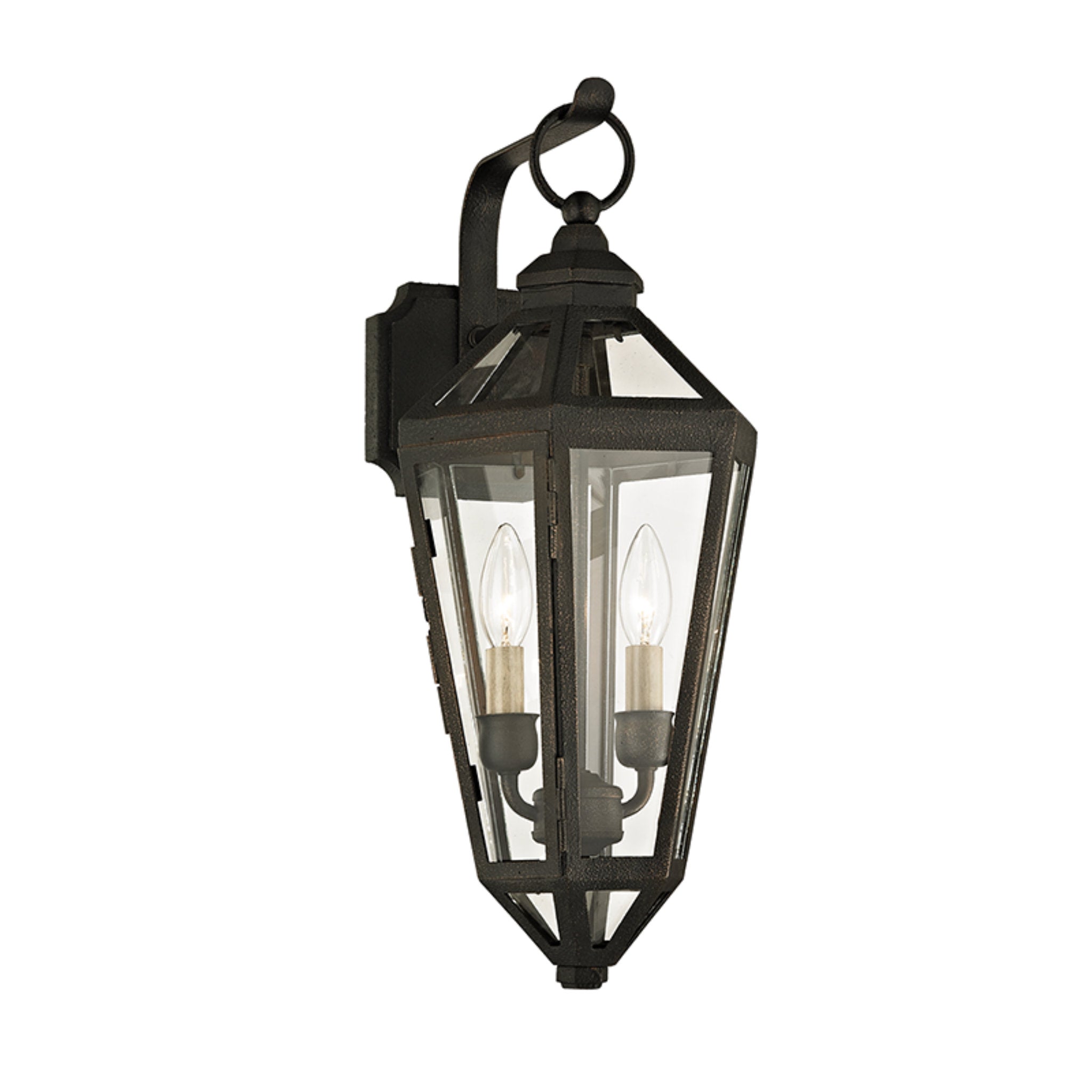 Calabasas Wall Sconce 2-Light Outdoor LED in Vintage Bronze 9L x 9W x 20.25H