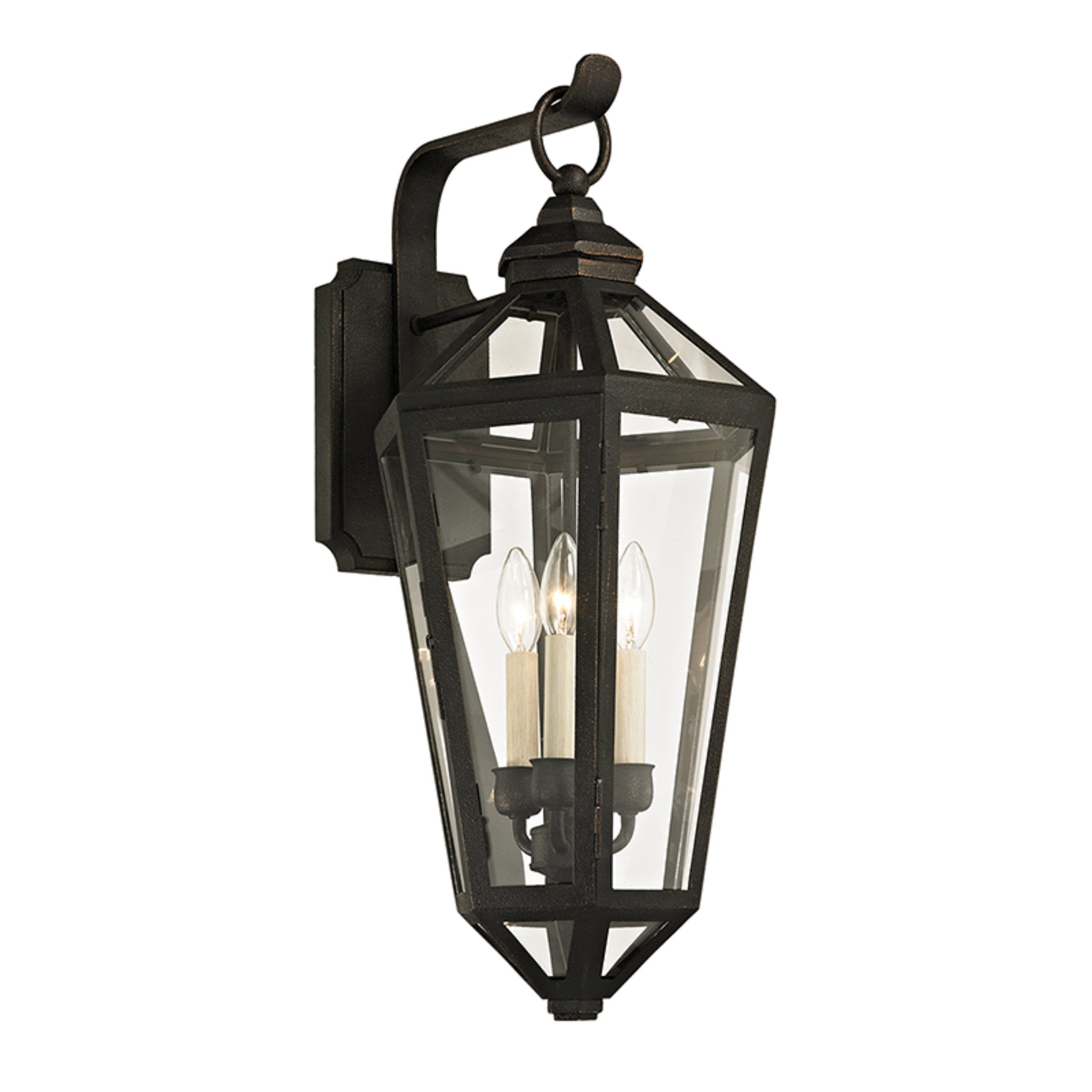 Calabasas Wall Sconce 3-Light Outdoor LED in Vintage Bronze 11.5L x 11.5W x 25.5H