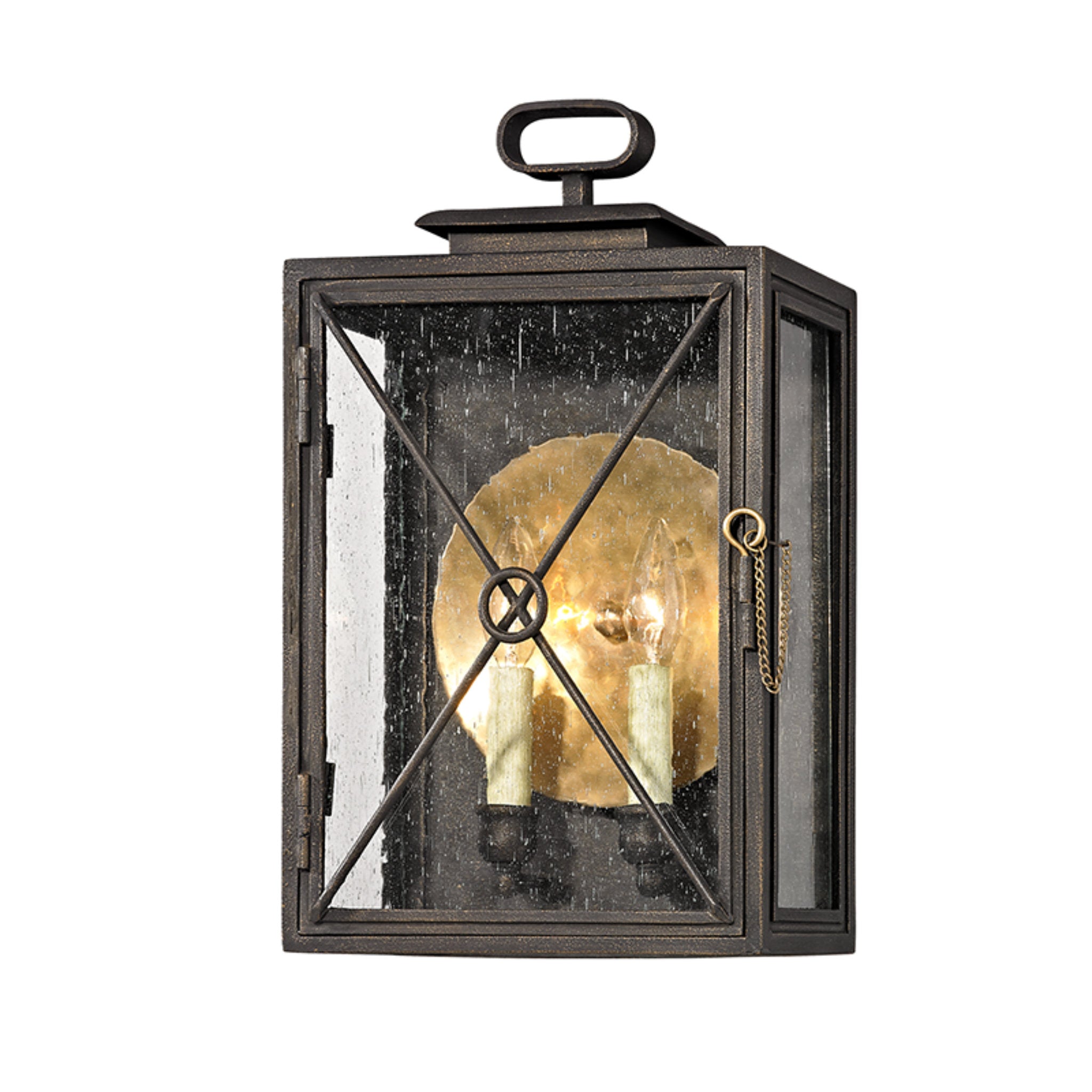 Randolph Wall Sconce 2-Light Outdoor LED in Vintage Bronze 10L x 10W x 16.5H