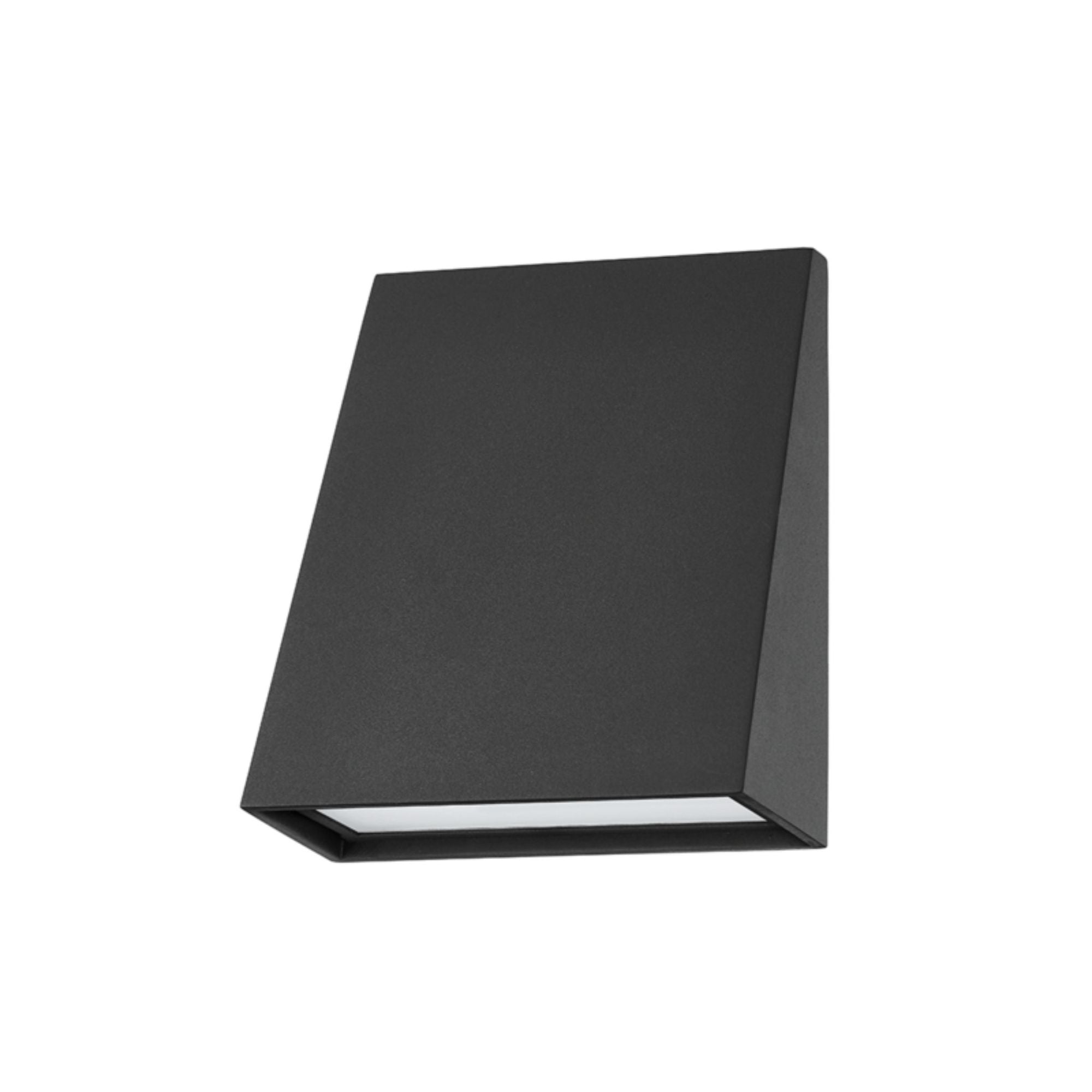 Roy Wall Sconce 1-Light Outdoor LED in Textured Black 6.25L x 6.25W x 7H