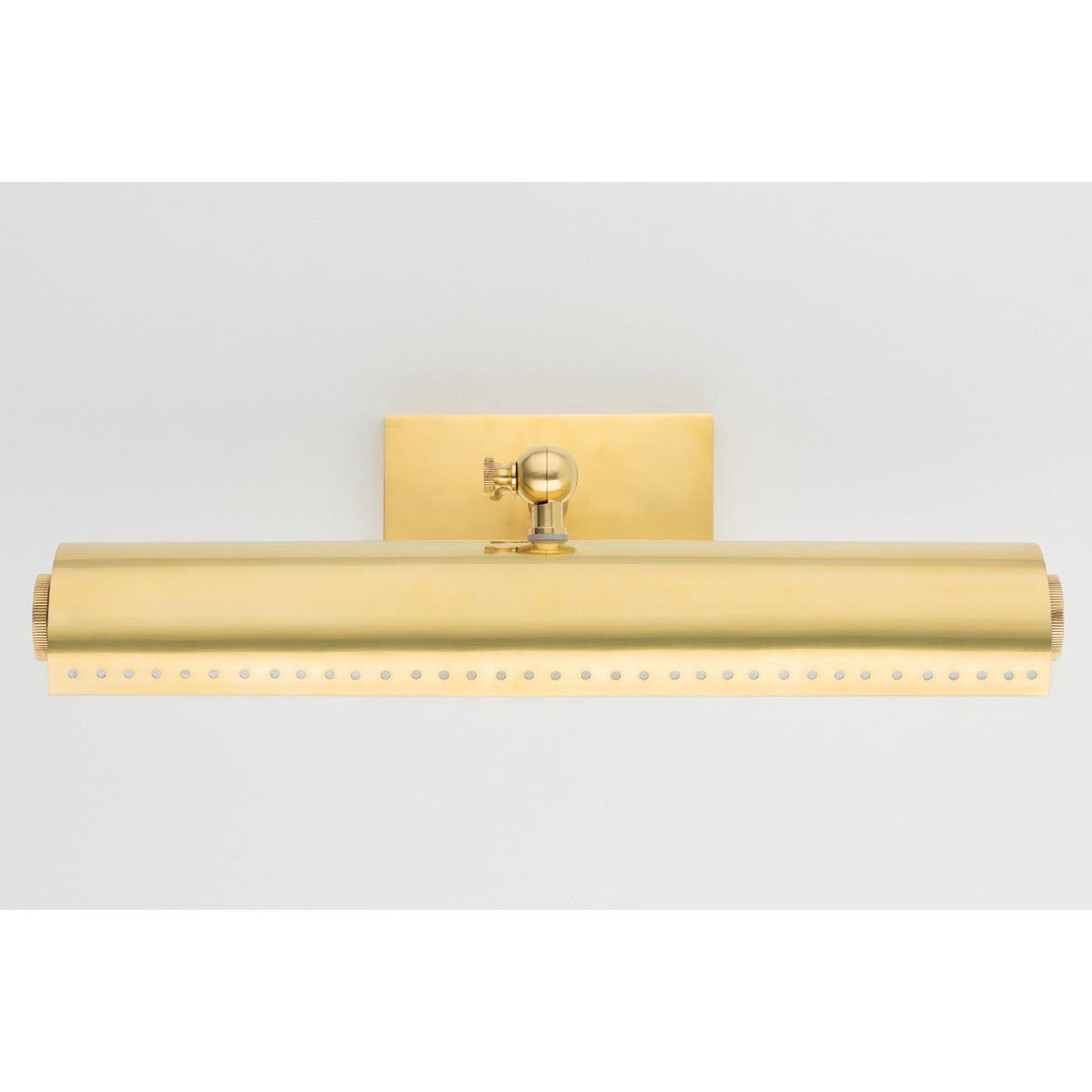 Hampshire 2-Light Picture Light in Aged Brass by Mark D. Sikes 15.75L x 15.75W x 4.5H