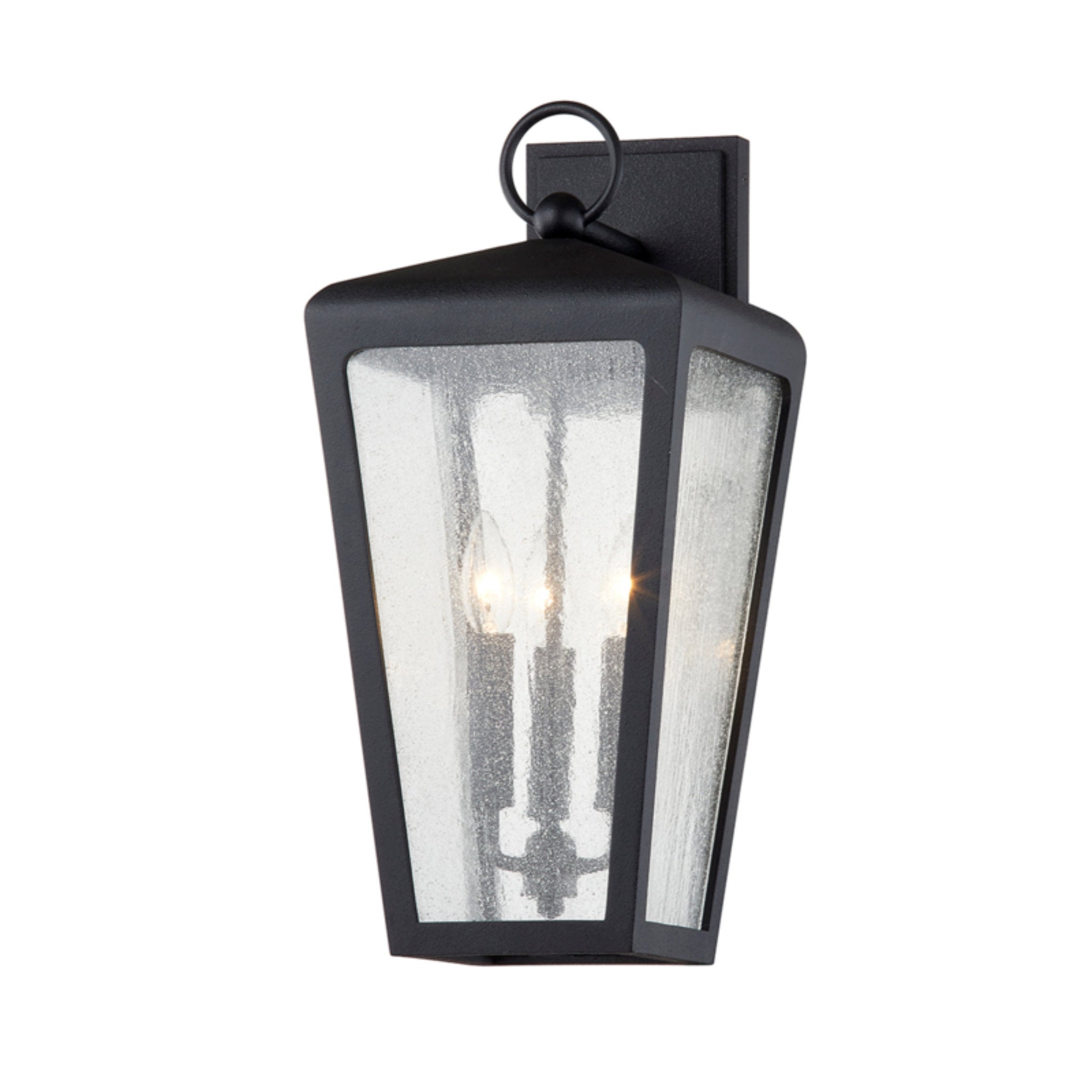 Mariden Wall Sconce 3-Light Outdoor LED in Textured Iron 9L x 9W x 20H