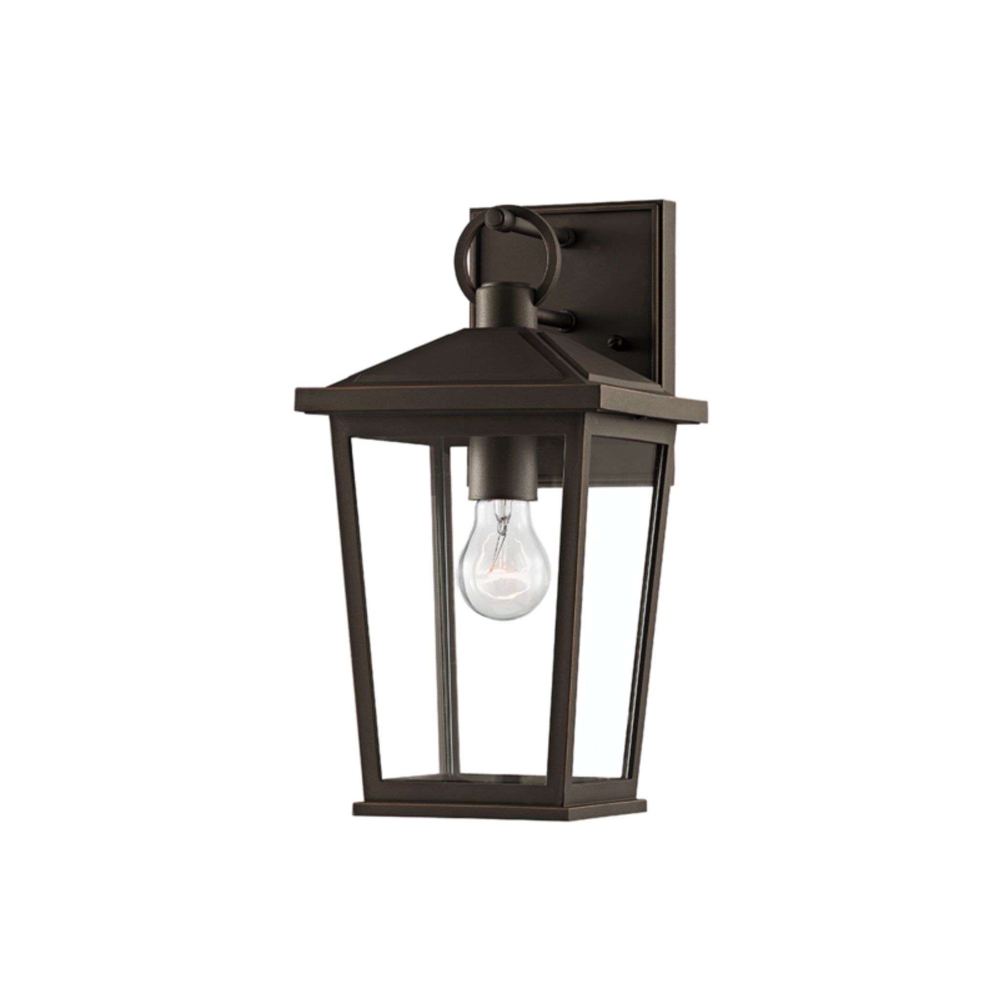 Soren Wall Sconce 1-Light Outdoor LED in Textured Bronze W/ Hl 7.5L x 7.5W x 14H