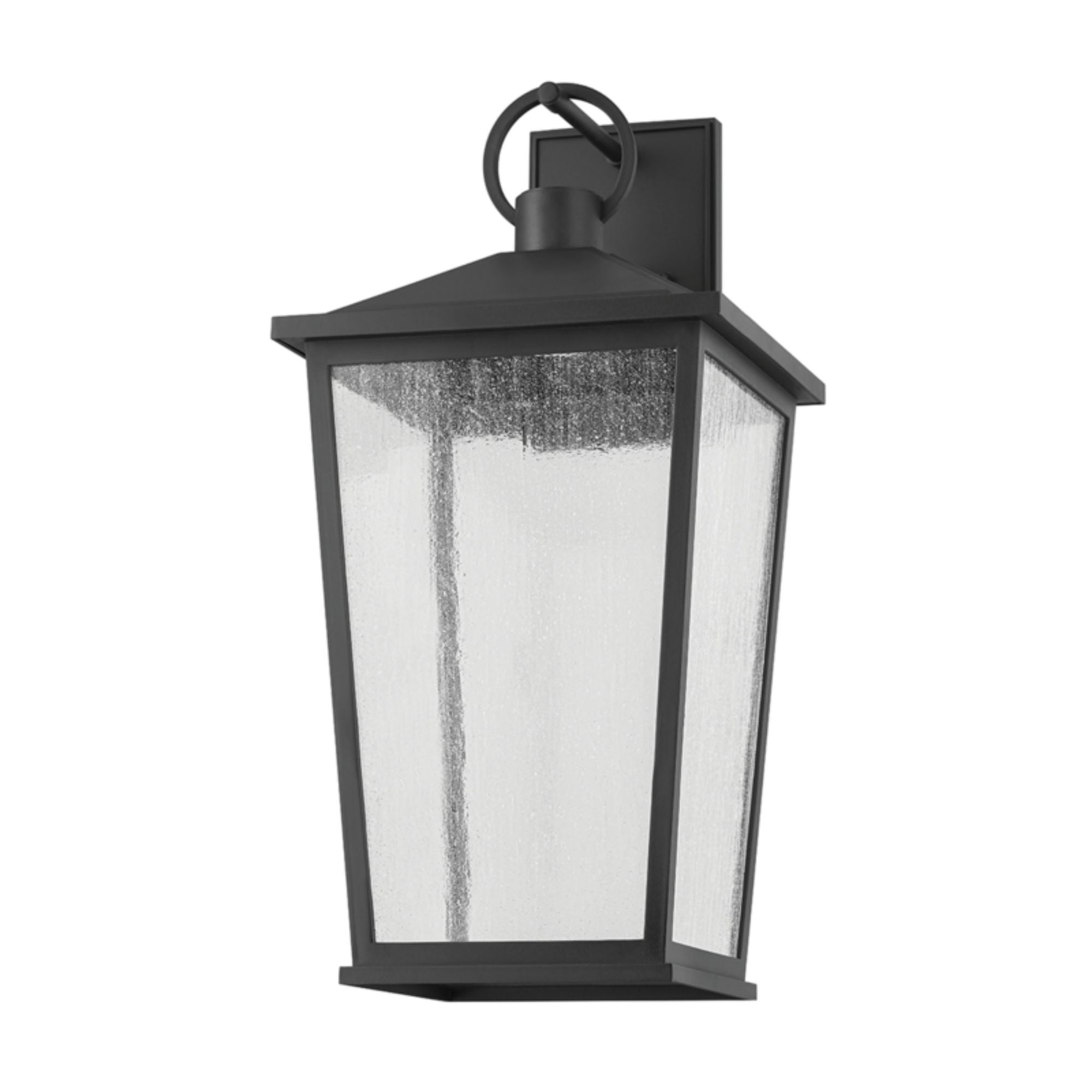 Soren Wall Sconce 1-Light Outdoor LED in Textured Black 9.5L x 9.5W x 20H