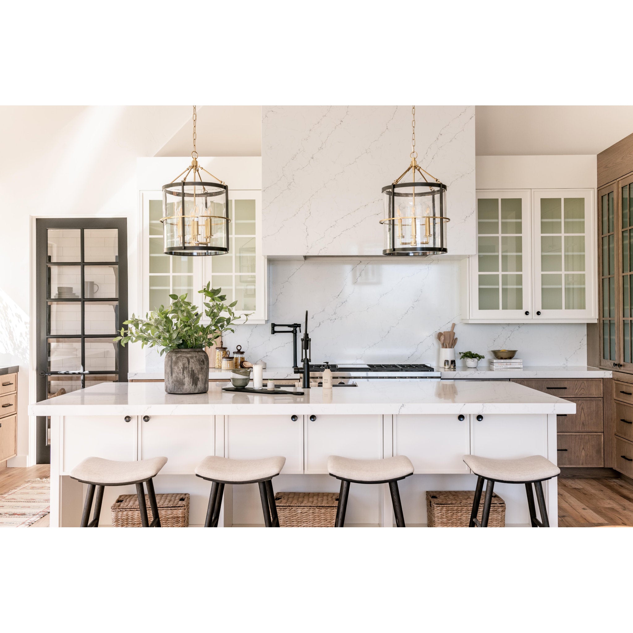 Ren 6-Light Lantern in Aged Old Bronze by Becki Owens 17.5L x 17.5W x 25.25H