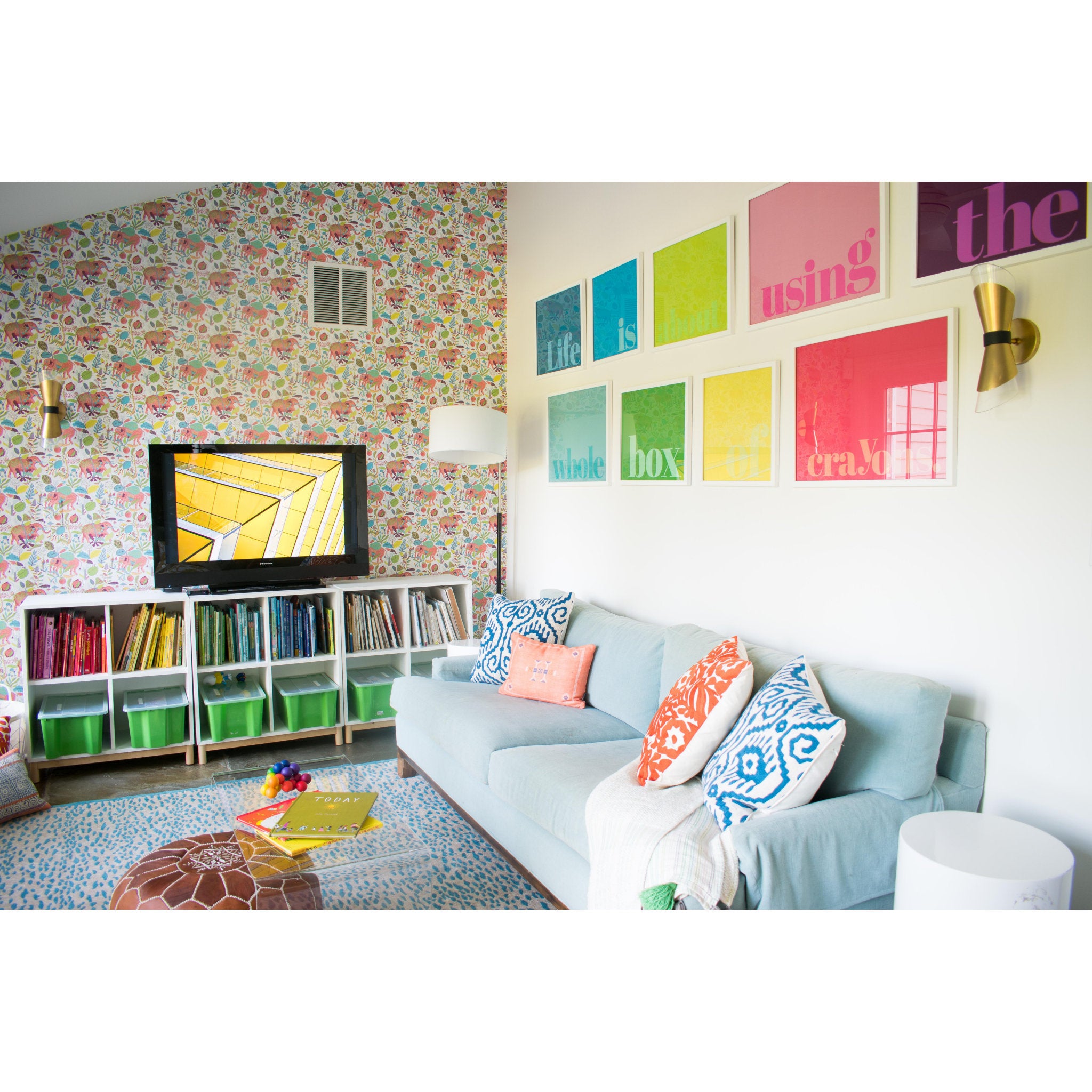 Angie 2-Light Wall Sconce in Aged Brass/Black 4.75L x 4.75W x 15H