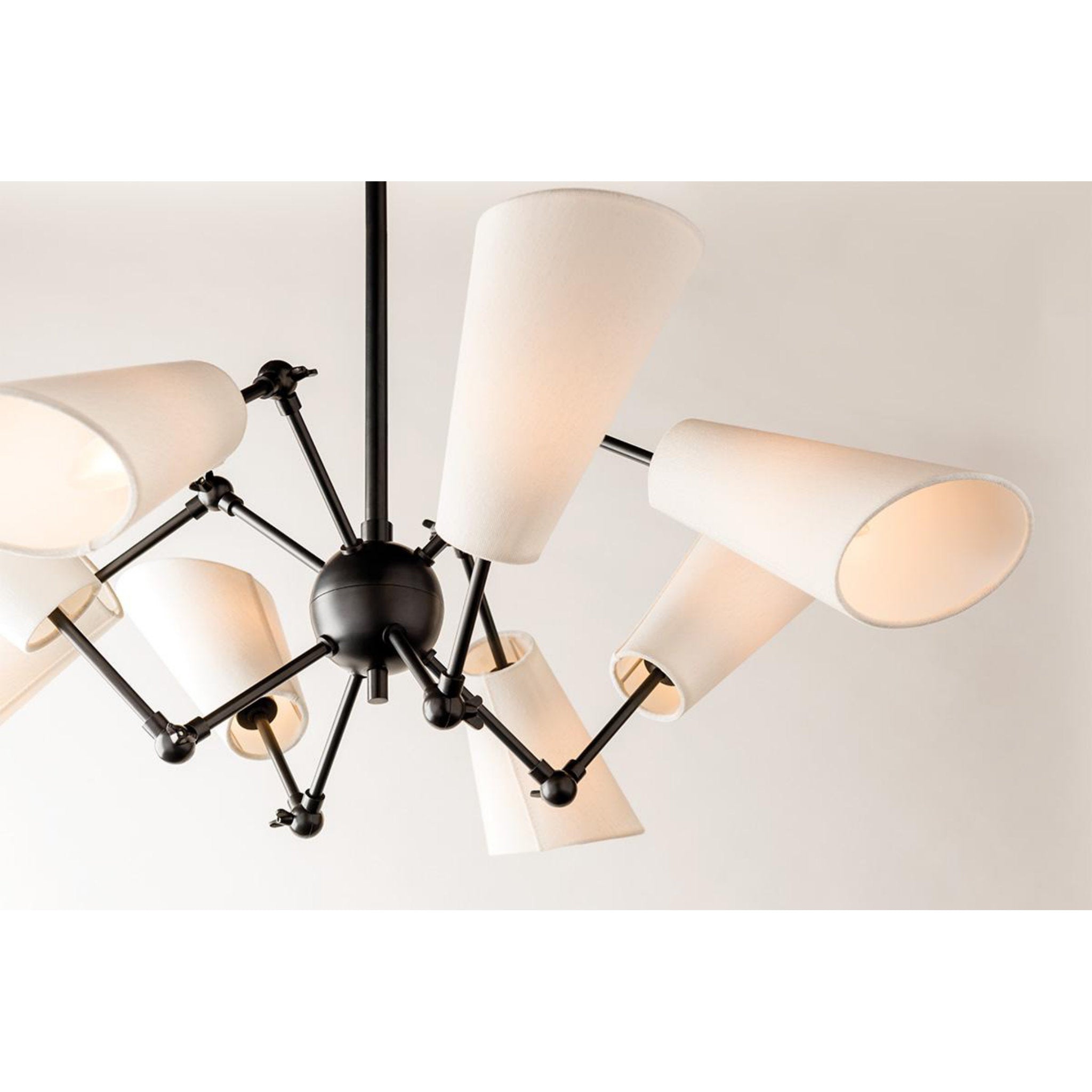 Buckingham 8-Light Chandelier in Aged Brass 34.5L x 34.5W x 10H