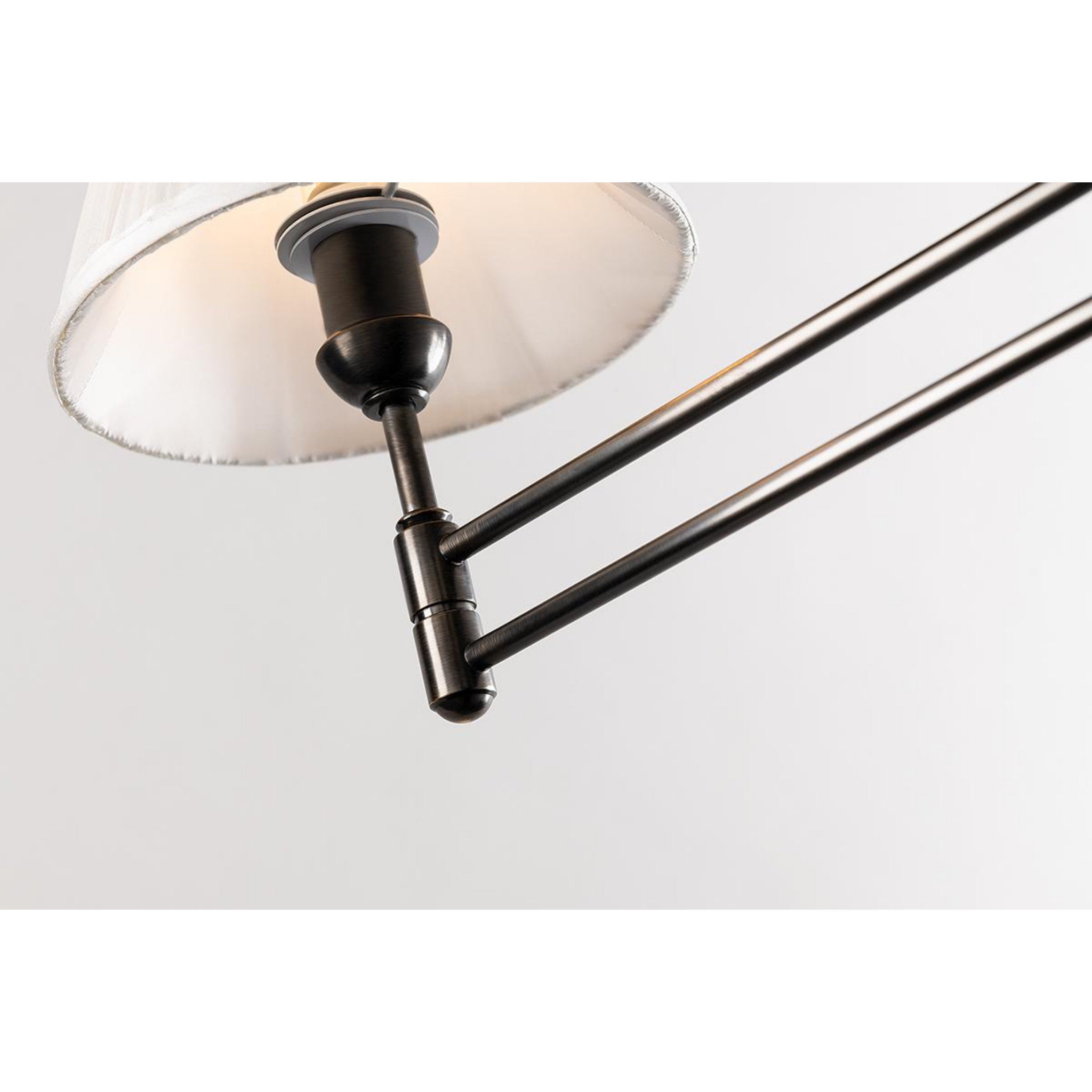 Classic No.1 1-Light Plug-in Sconce in Distressed Bronze by Mark D. Sikes 10W x 29H