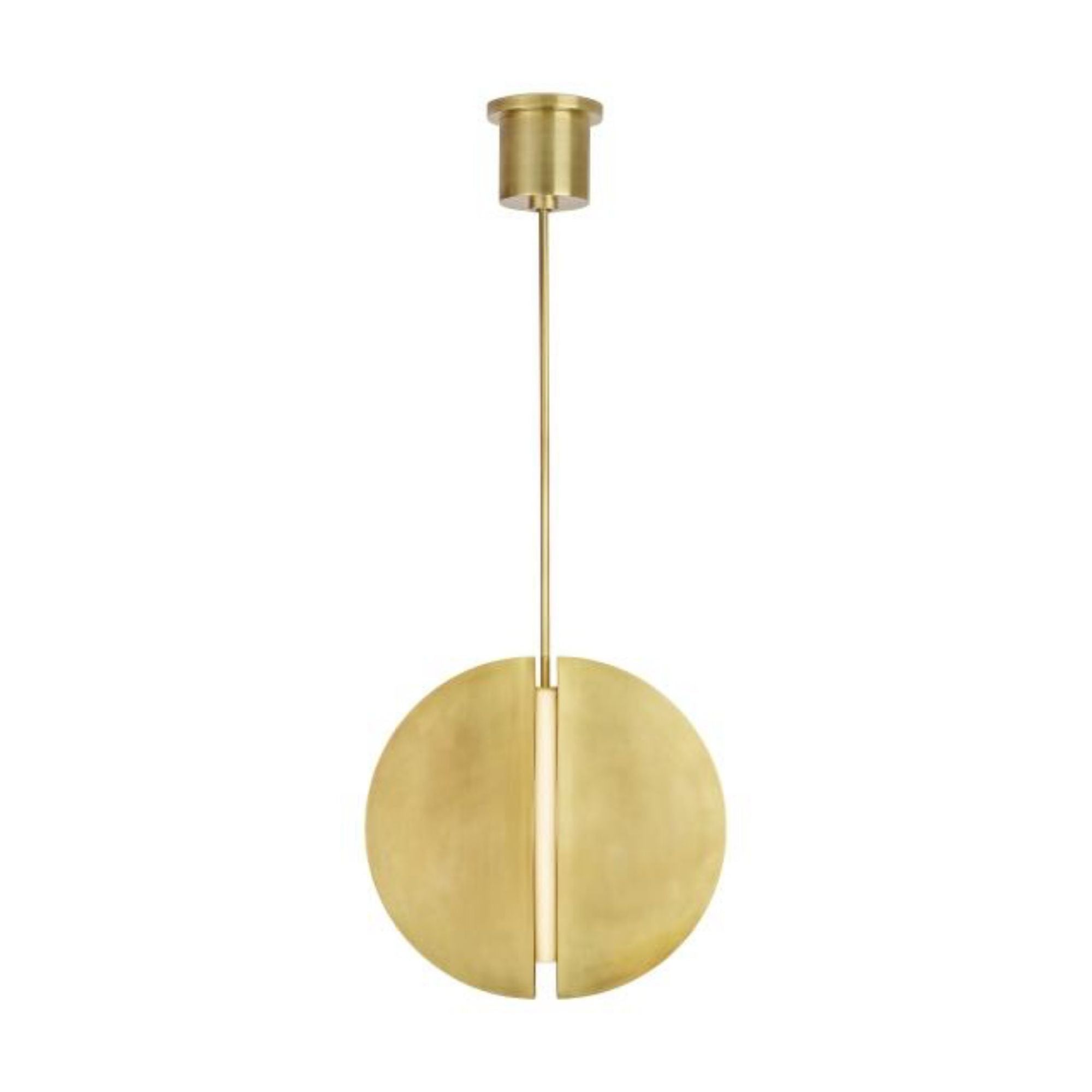 Bau 18 Pendant Line-Voltage Pendants/Suspension 1-Light LED 3000K Natural Brass by Sean Lavin