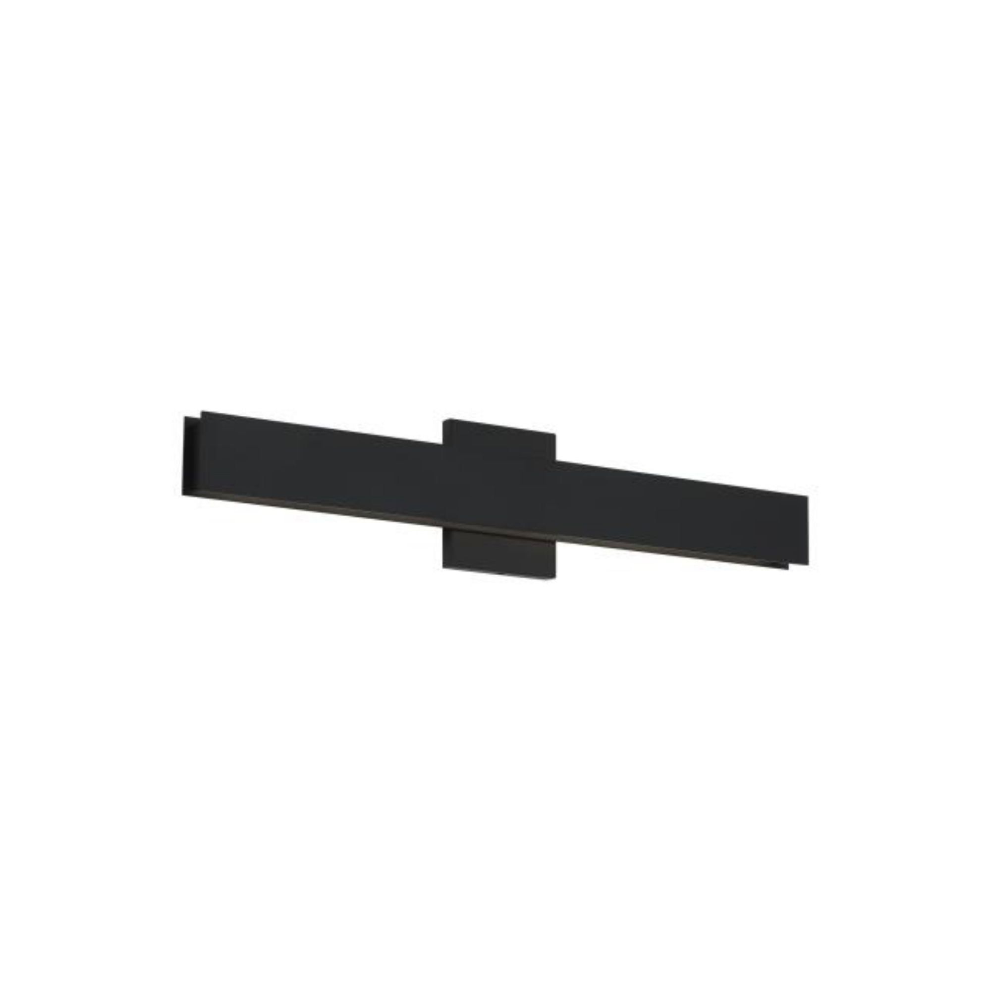 Bau 24 Bath Bath Collection 1-Light LED 3000K Nightshade Black by Sean Lavin