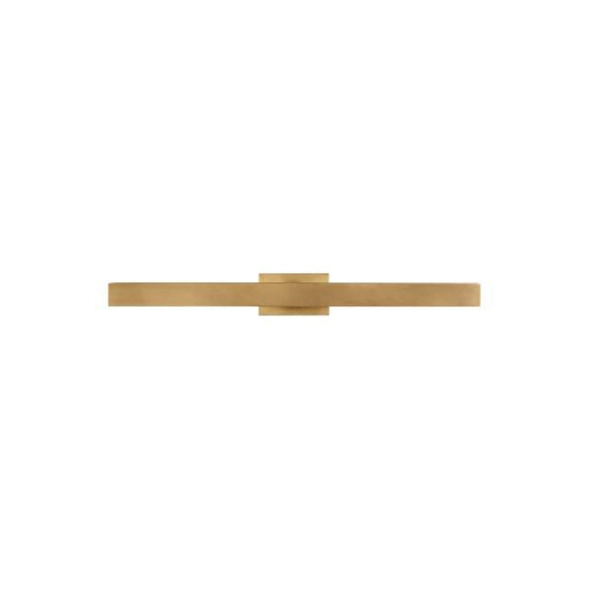 Bau 24 Picture Light Wall Collection 1-Light 3000K Natural Brass by Sean Lavin