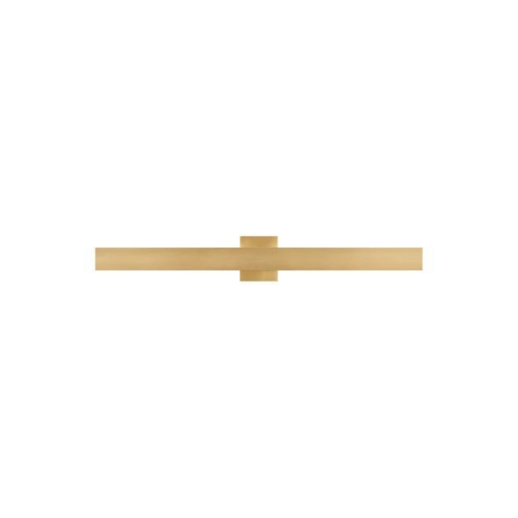 Bau 36 Bath Bath Collection 1-Light 3000K Natural Brass by Sean Lavin