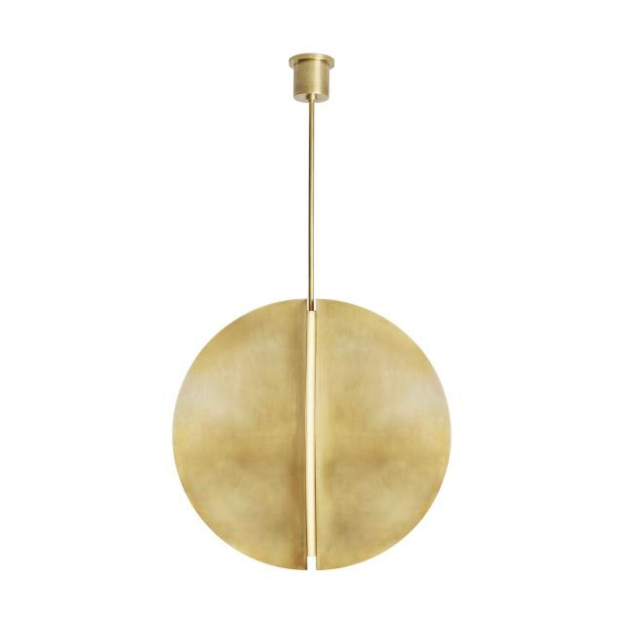 Bau 36 Pendant Line-Voltage Pendants/Suspension 1-Light LED 3000K Natural Brass by Sean Lavin