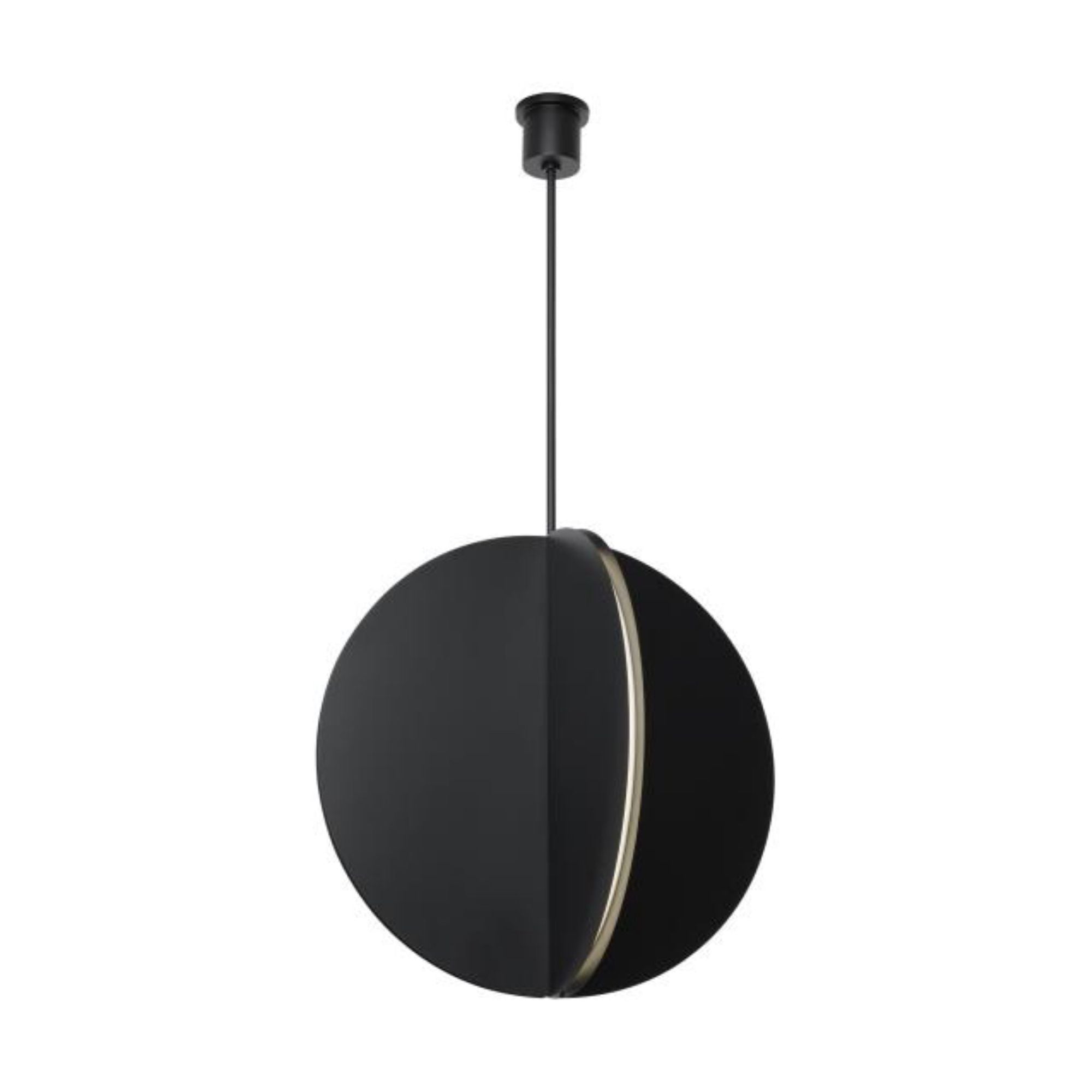 Bau 36 Pendant Line-Voltage Pendants/Suspension 1-Light LED 3000K Nightshade Black by Sean Lavin