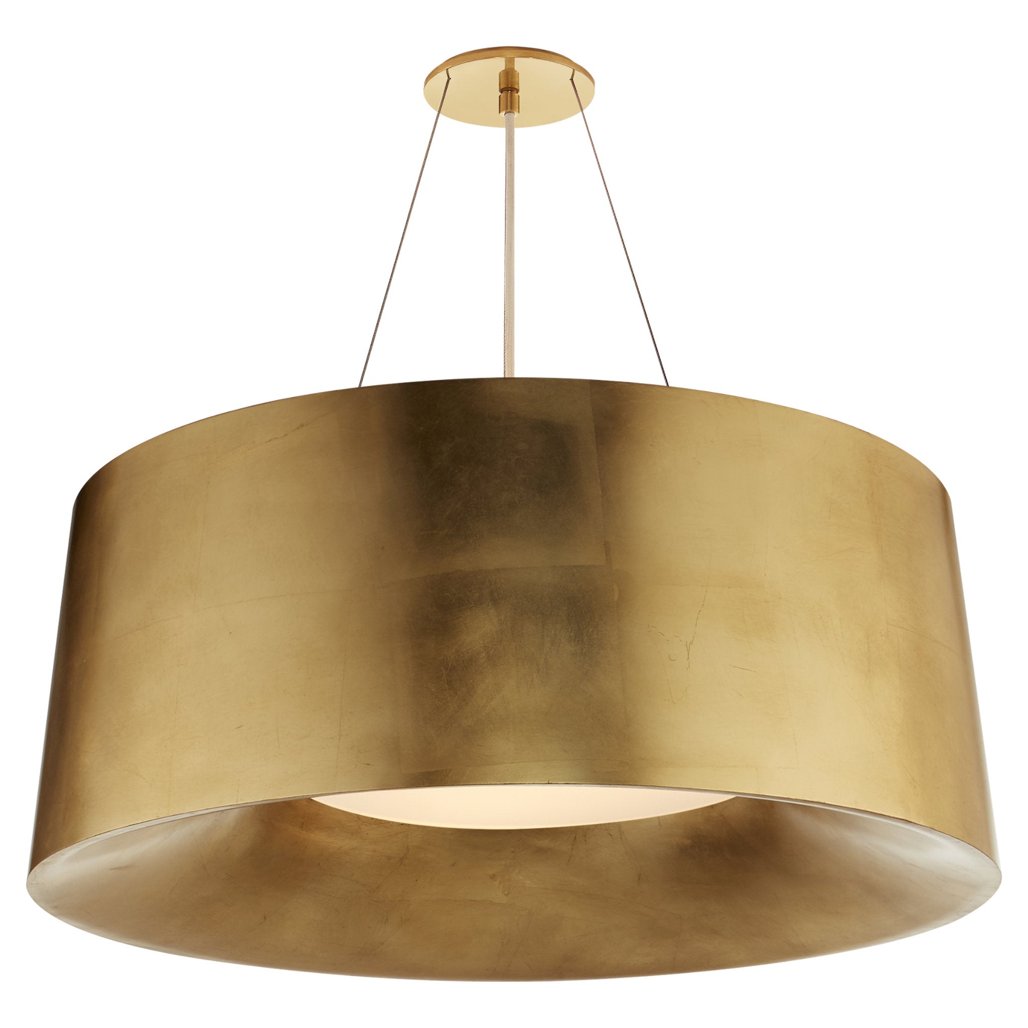 Barbara Barry Halo Medium Hanging Shade in Gild Ceiling Light W27.5"
