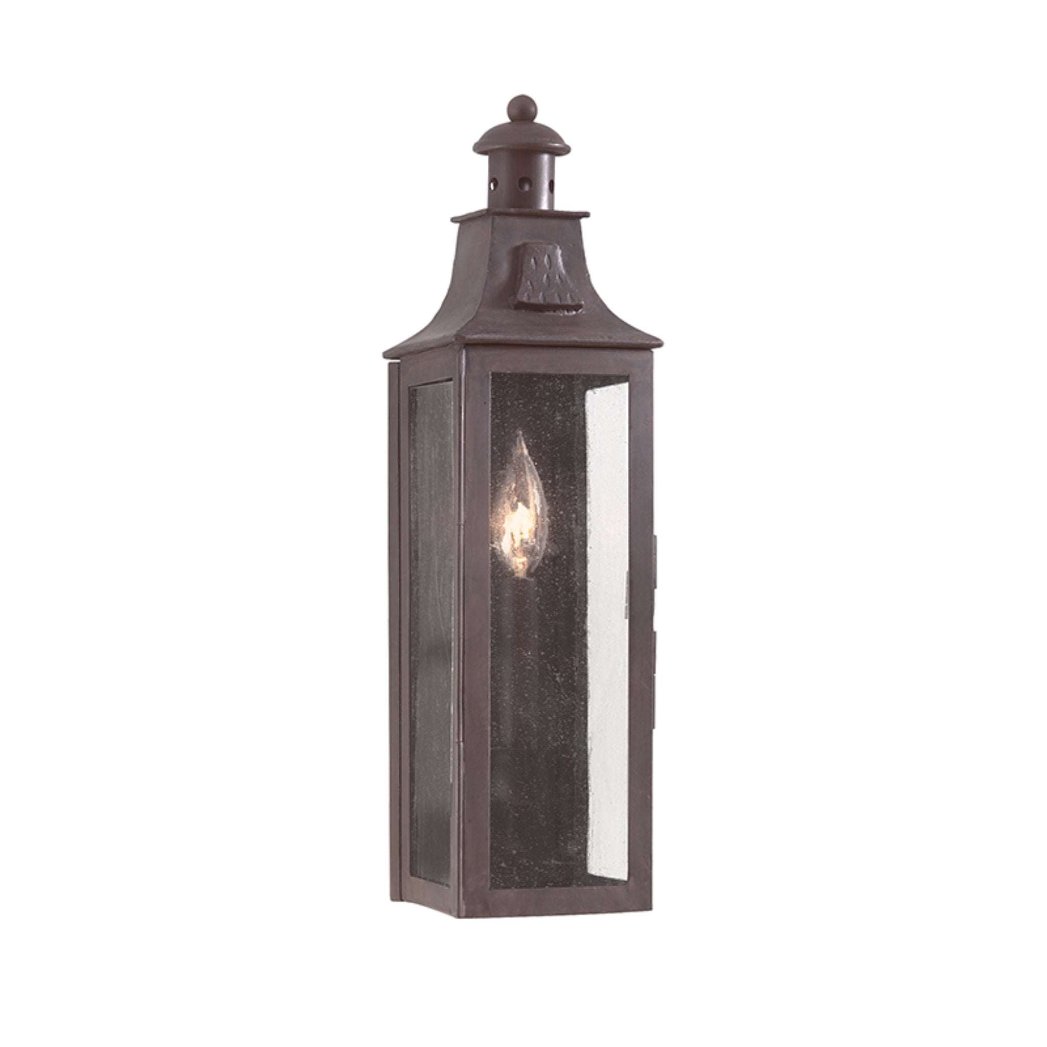 Newton Wall Sconce 1-Light Outdoor LED in Soft Off Black 5L x 5W x 18H