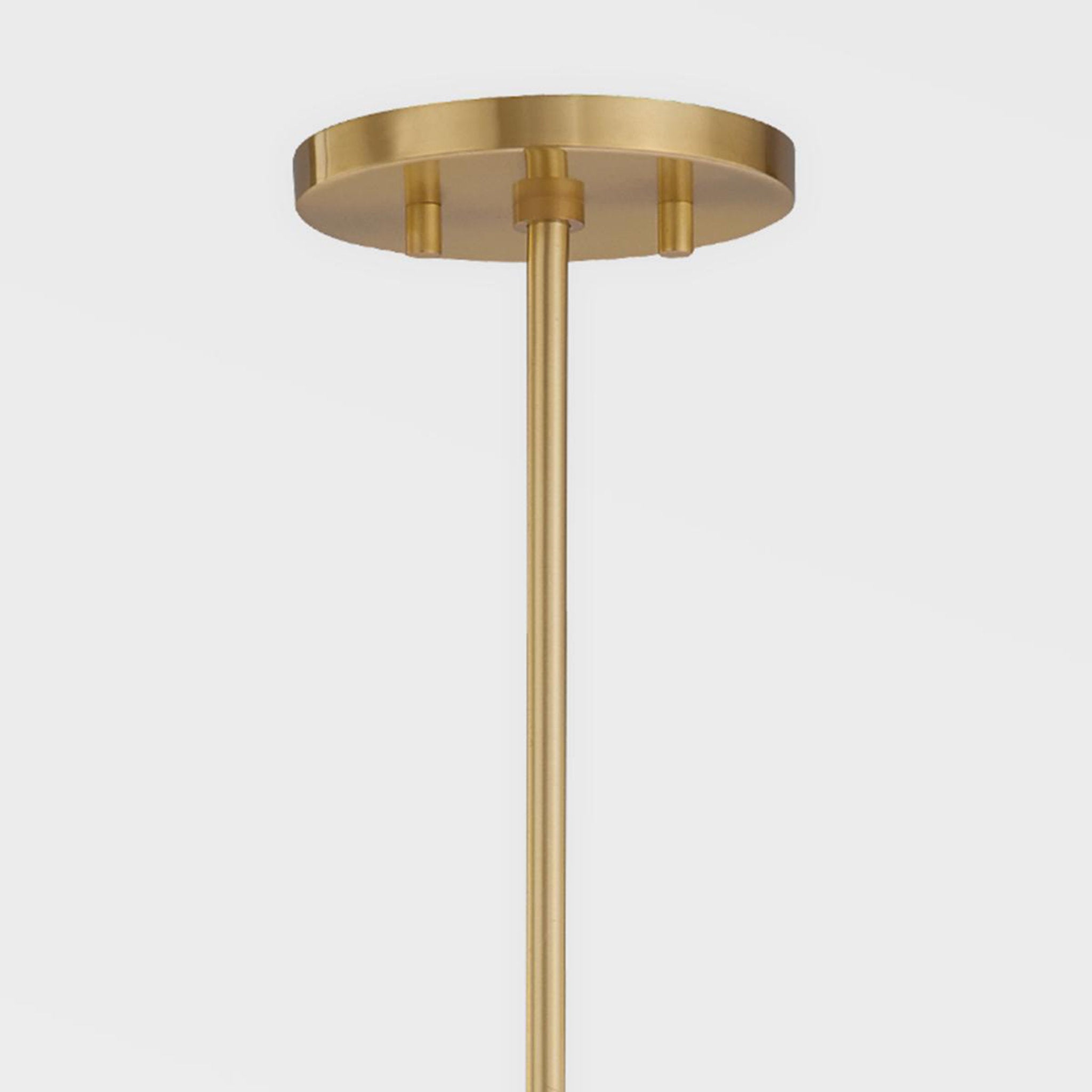 Margot 1-Light Pendant in Aged Brass 18.25L x 16W x 13H
