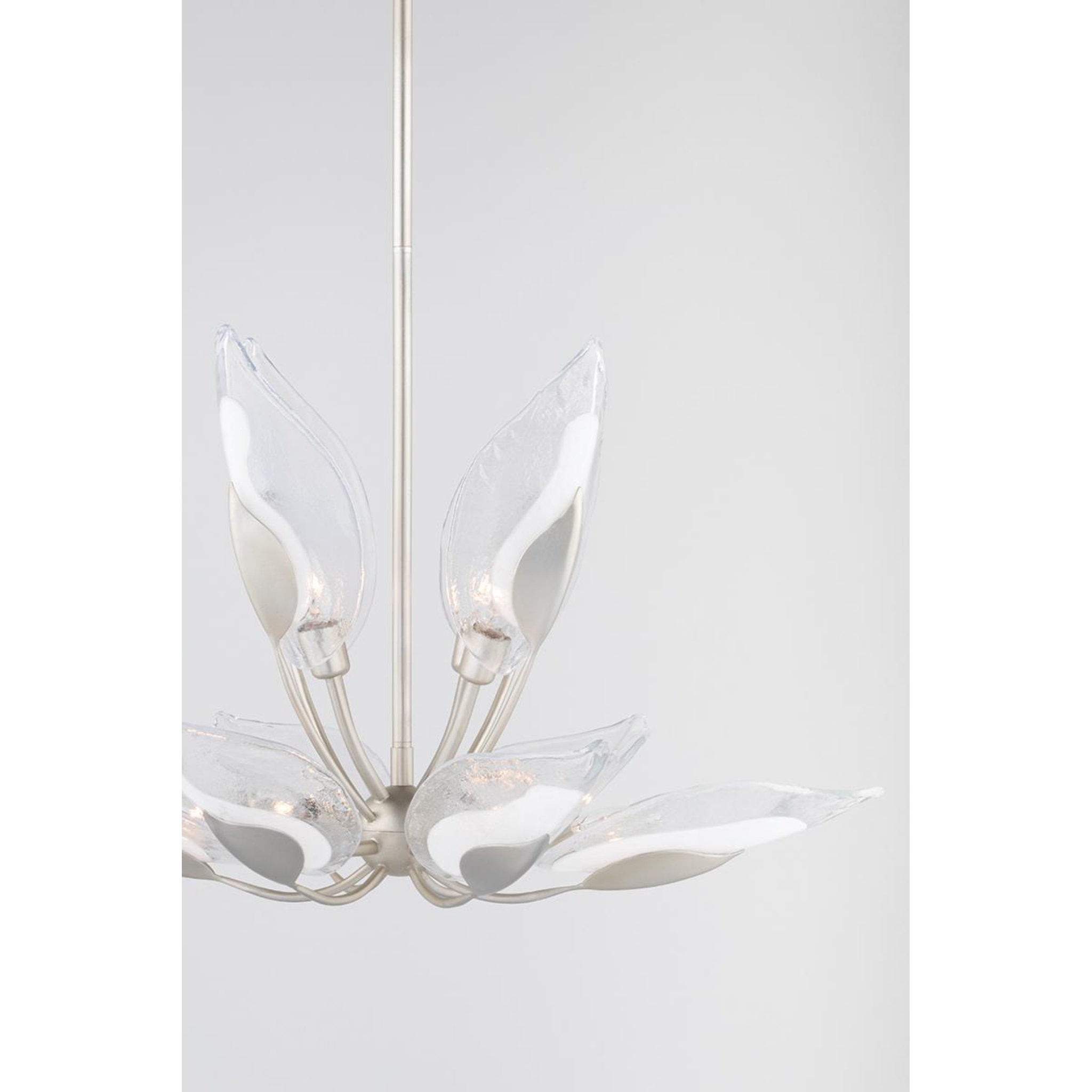 Blossom 5-Light Semi Flush in Silver Leaf 24L x 24W x 12.5H