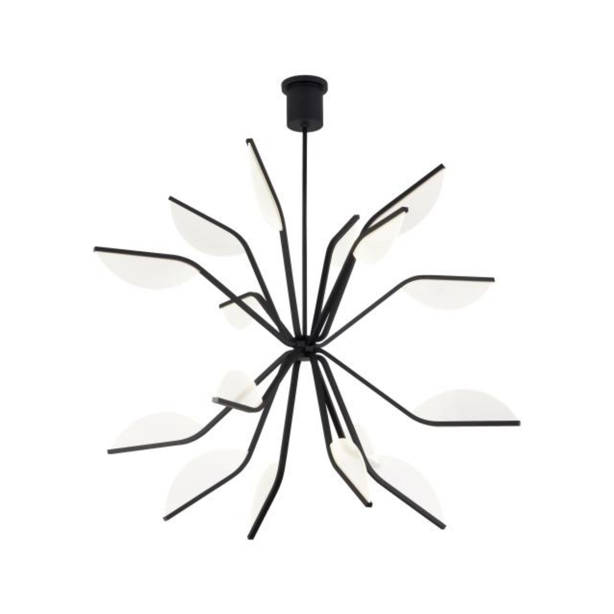 Belterra 43 Chandelier Chandeliers 16-Light LED 3000K Matte Black by Sean Lavin