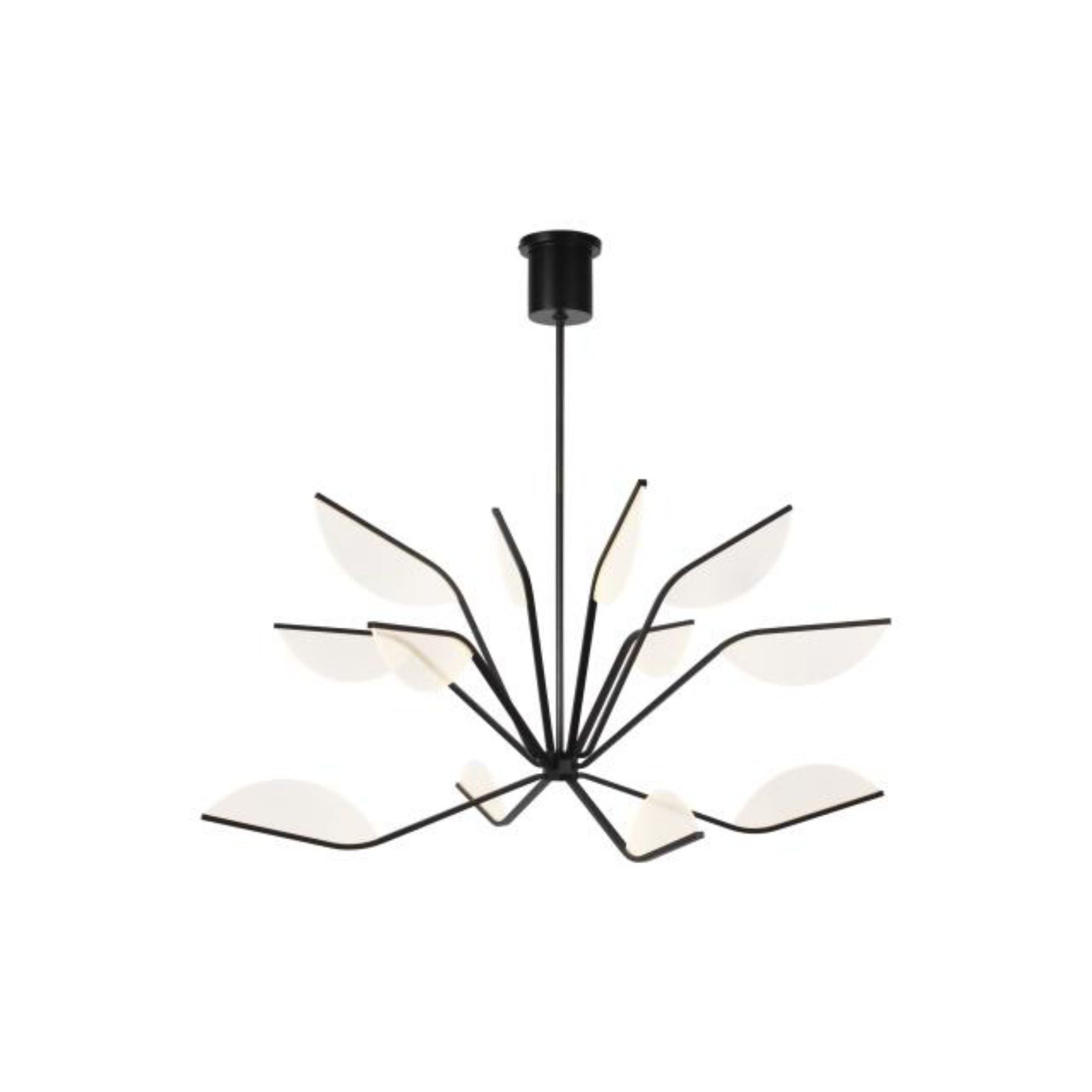 Belterra 48 Chandelier Chandeliers 1-Light LED 3000K Matte Black by Sean Lavin