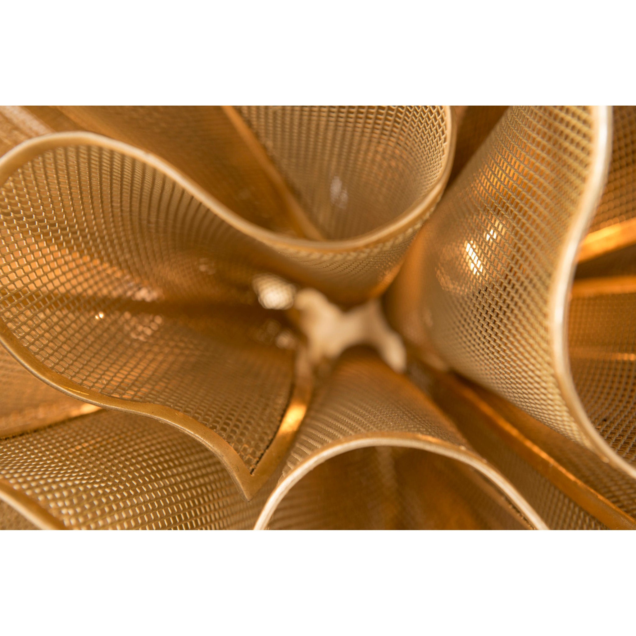 Pulse 5-Light Semi Flush in Gold Leaf 23.25L x 23.25W x 12.5H