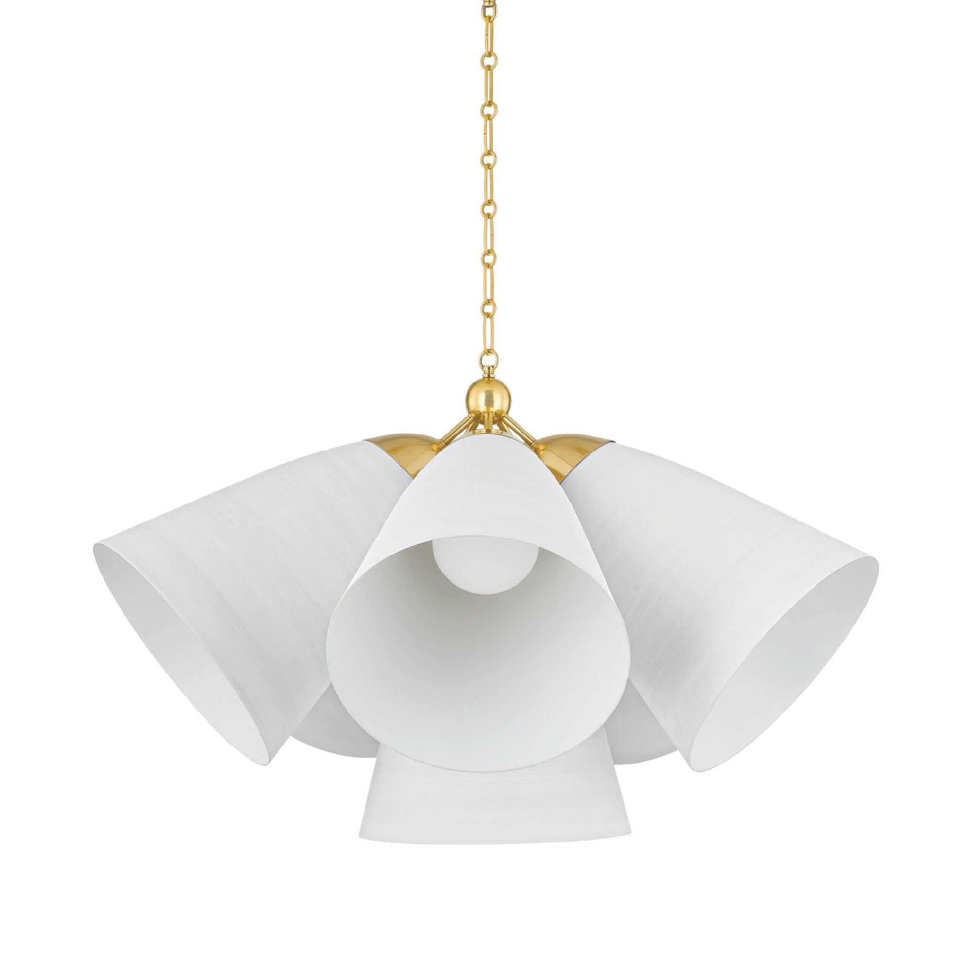 Bronson 6-Light Chandelier in Aged Brass by Becki Owens 37.5W x 23.25H