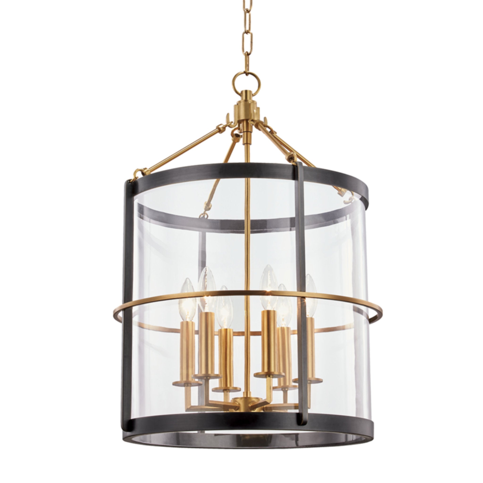 Ren 6-Light Lantern in Aged Brass/Old Bronze by Becki Owens 17.5W