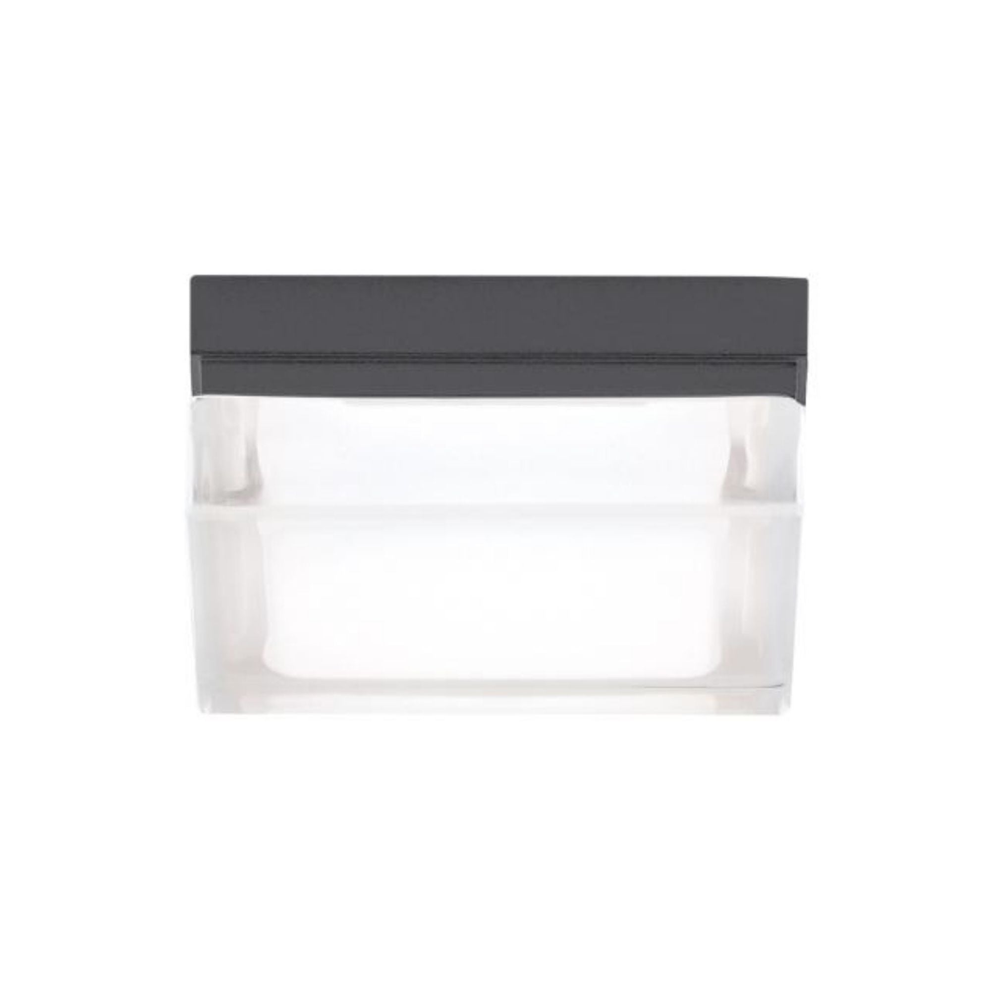 Boxie Small Outdoor Wall/Flush Mount Outdoor 1-Light LED 3000K Charcoal by Sean Lavin