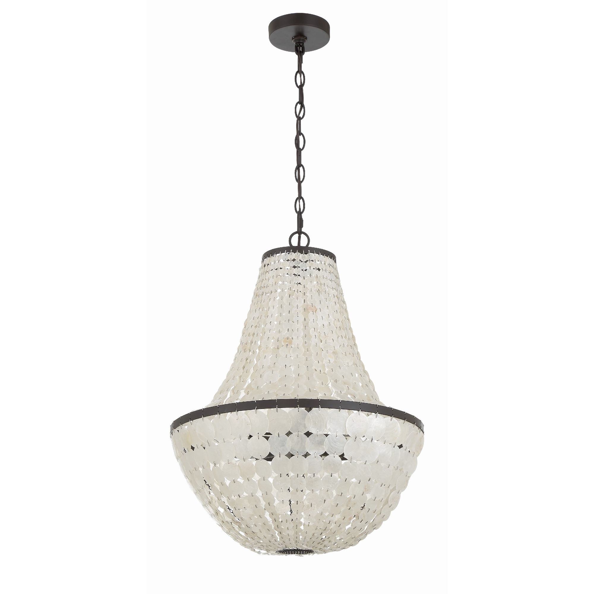 Brielle 18'' Dark Bronze Chandelier Bronze 18"W x 24"H x 18"D