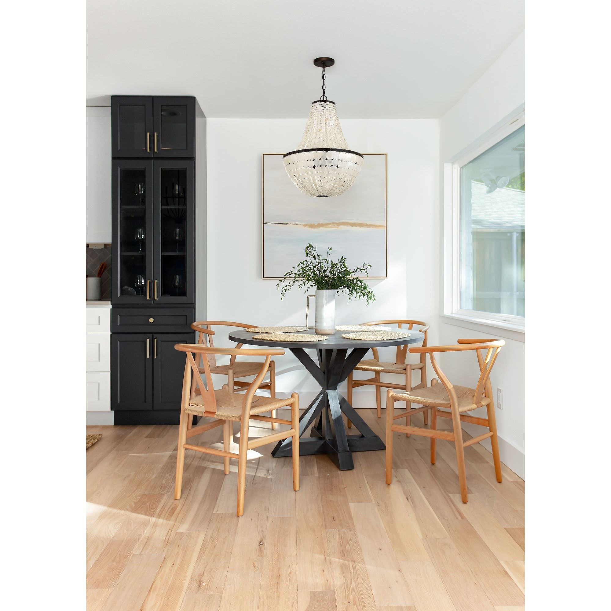 Brielle 18'' Dark Bronze Chandelier Bronze 18"W x 24"H x 18"D