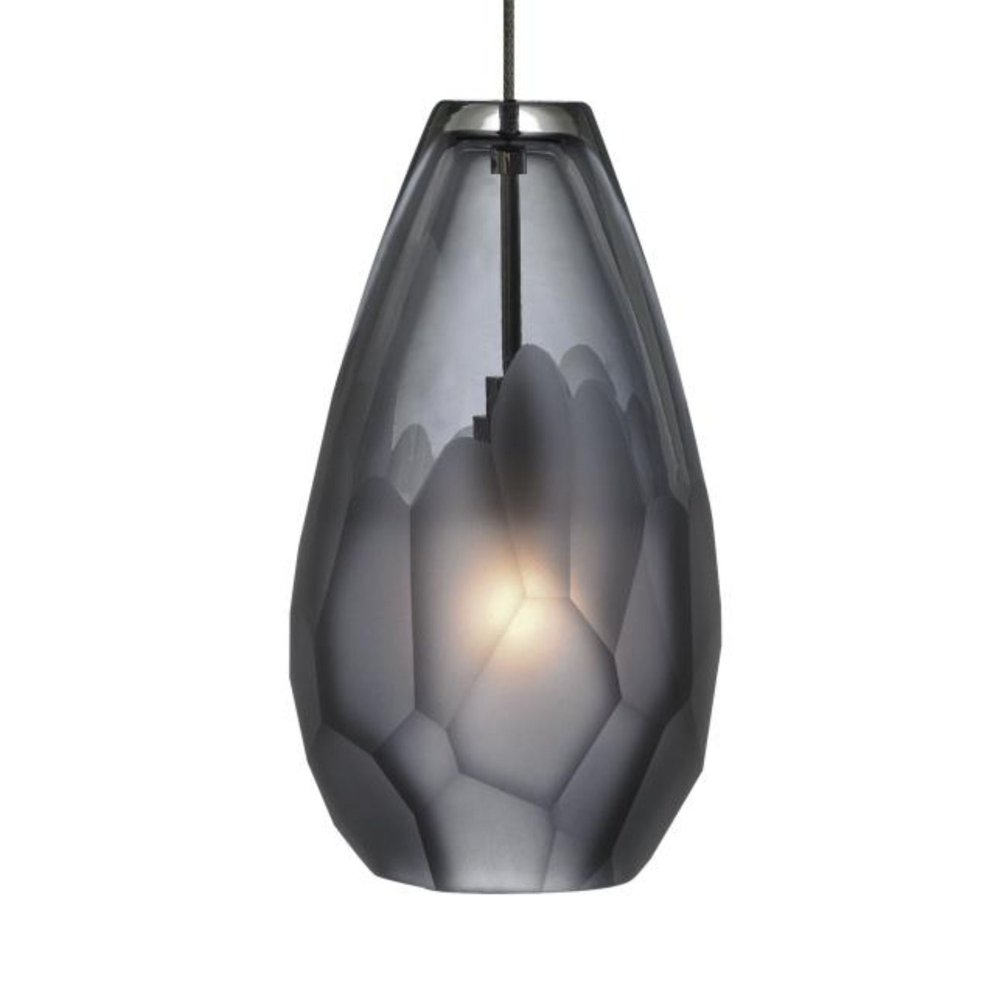 Briolette Pendant FreeJack 1-Light Xenon 3000K Satin Nickel by Sean Lavin