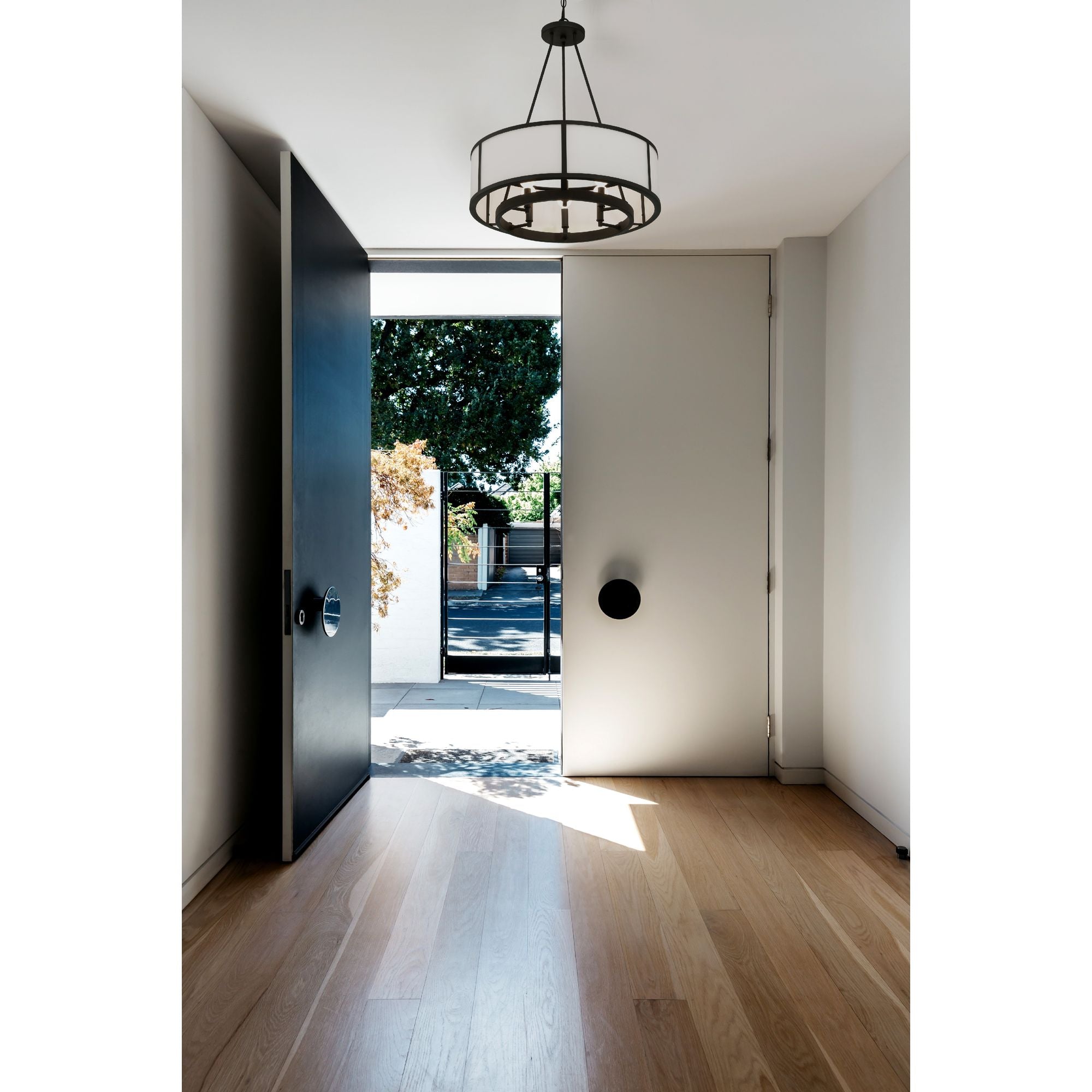 Bryant 6 Light Black Forged Chandelier 24"W x 27.75"H x 24"D