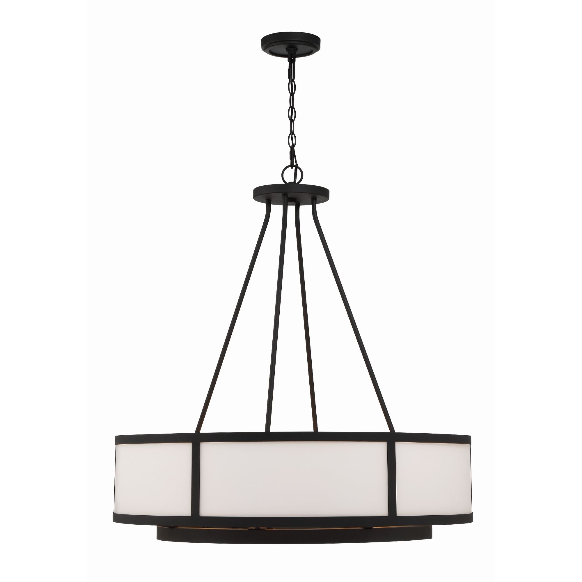 Bryant 32'' Black Forged Chandelier Black 32"W x 34"H x 32"D