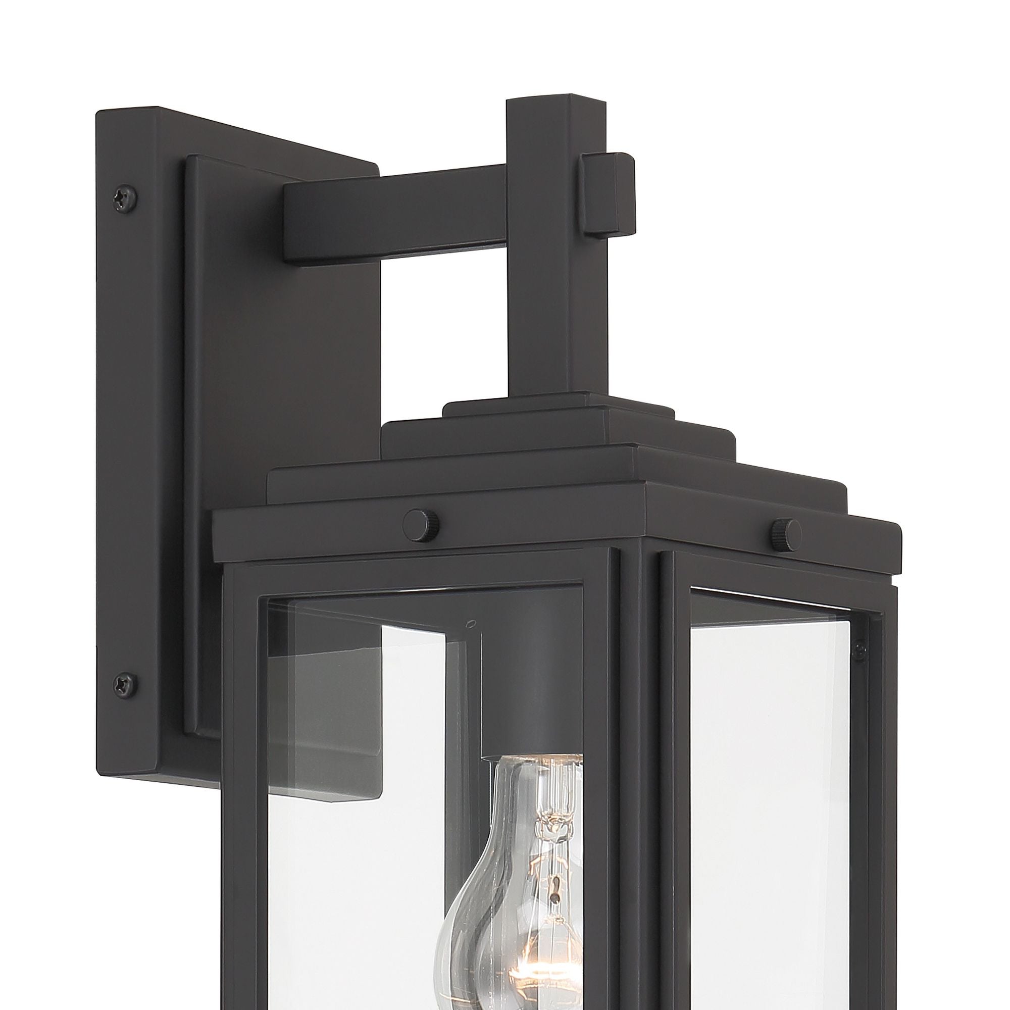 Byron 5.25'' Matte Black Outdoor Sconce Black 5.25"W x 14"H x 6.75"D