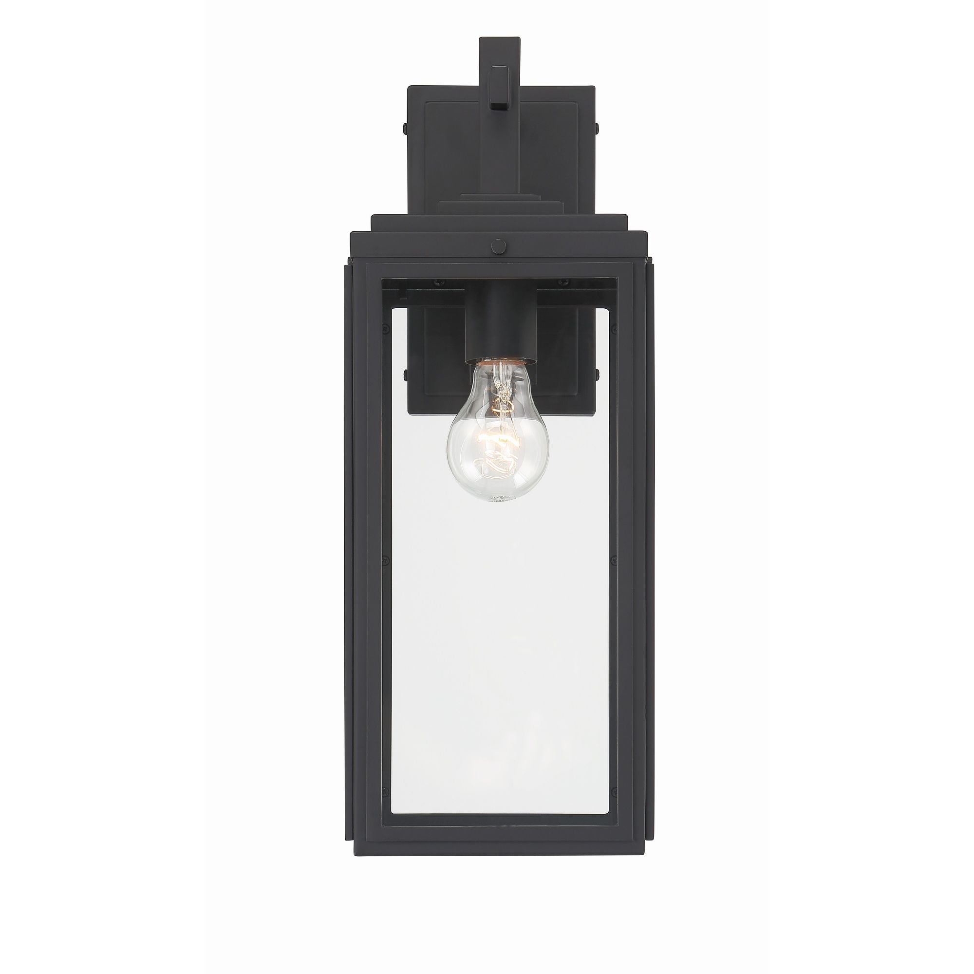 Byron 6.5'' Matte Black Outdoor Sconce Black 6.5"W x 17"H x 7.75"D