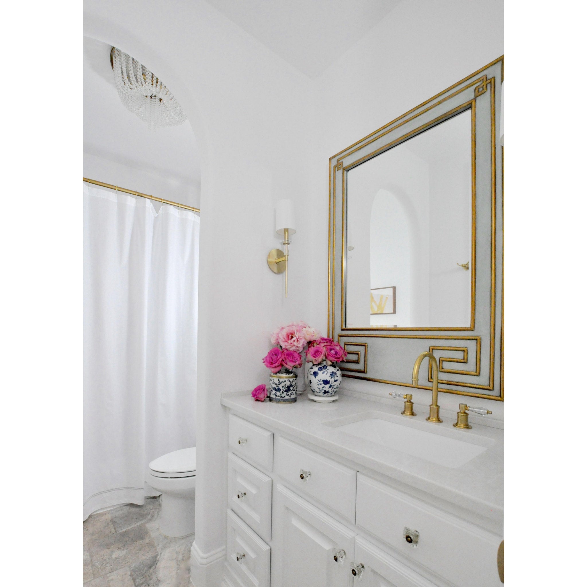 Amherst 1-Light Wall Sconce in Aged Brass 5L x 5W x 18.75H