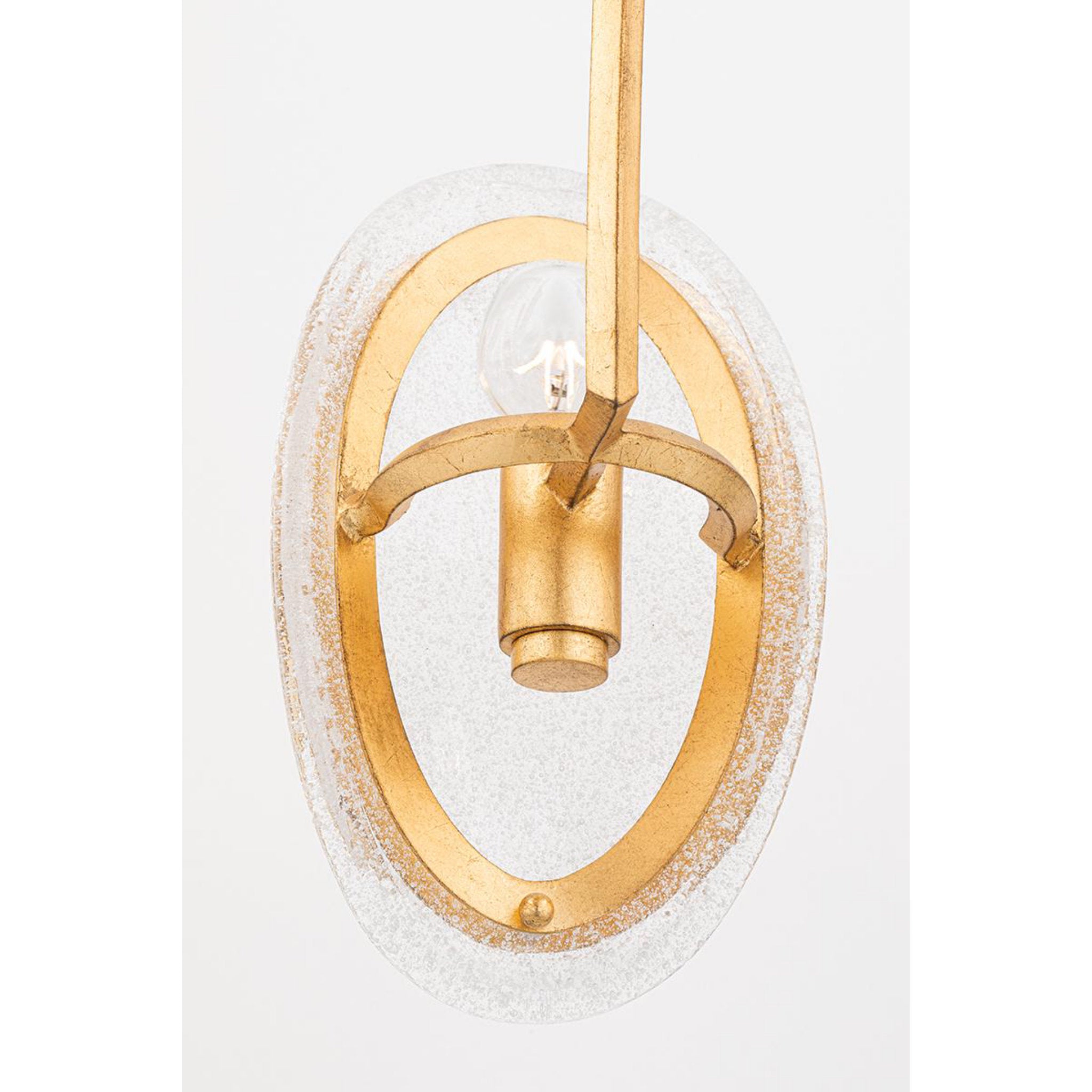 Danes 5-Light Semi Flush in Vintage Gold Leaf 19.5L x 19.5W x 14H