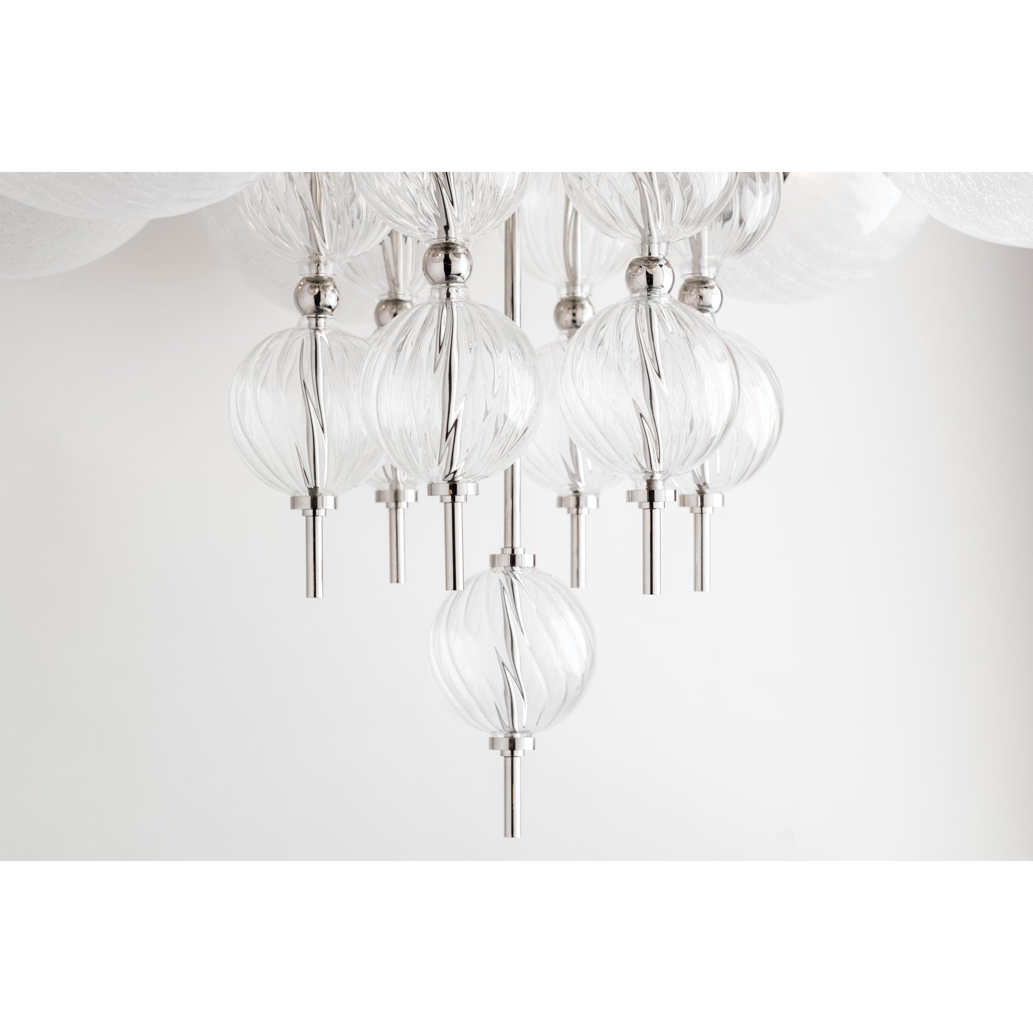 Calypso 6-Light Chandelier in Aged Brass 27.25L x 27.25W x 25H