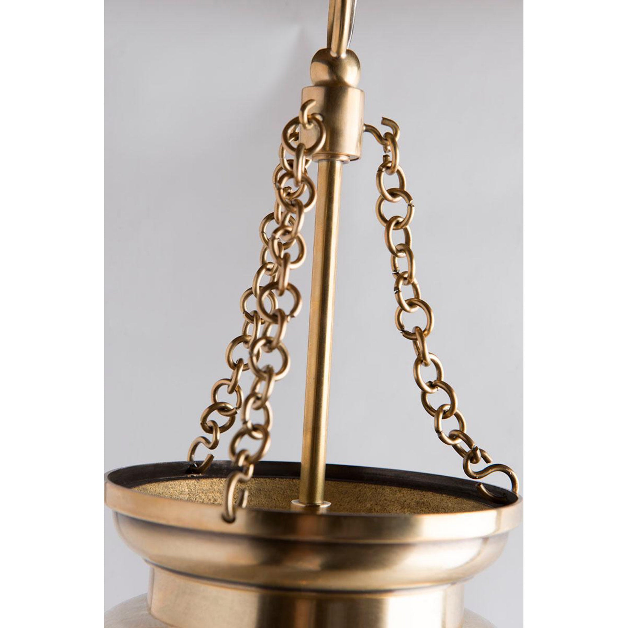 Coolidge 3-Light Flush Mount in Aged Brass 10L x 10W x 14.5H