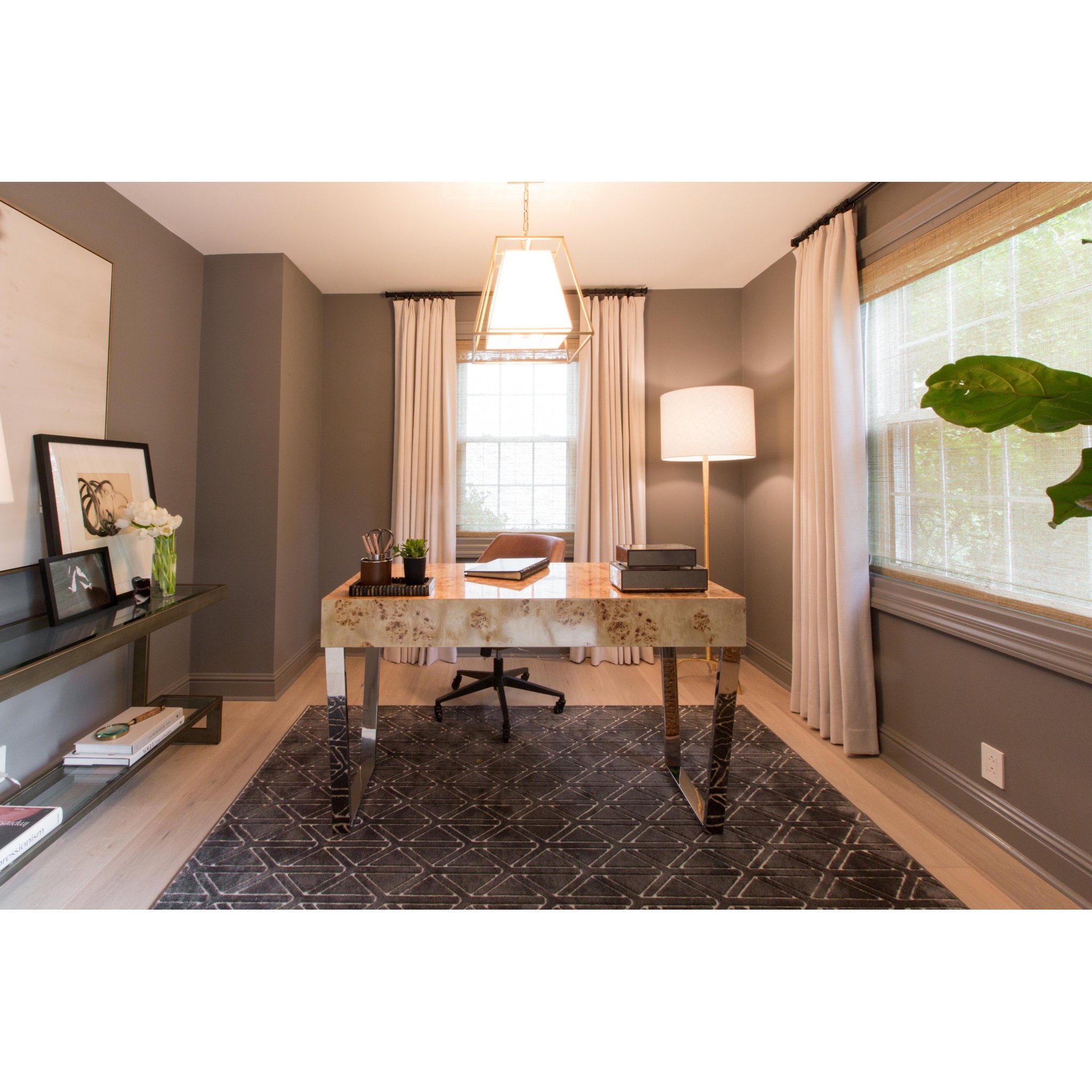 Kyle 6-Light Chandelier in Aged Brass 24L x 24W x 26H