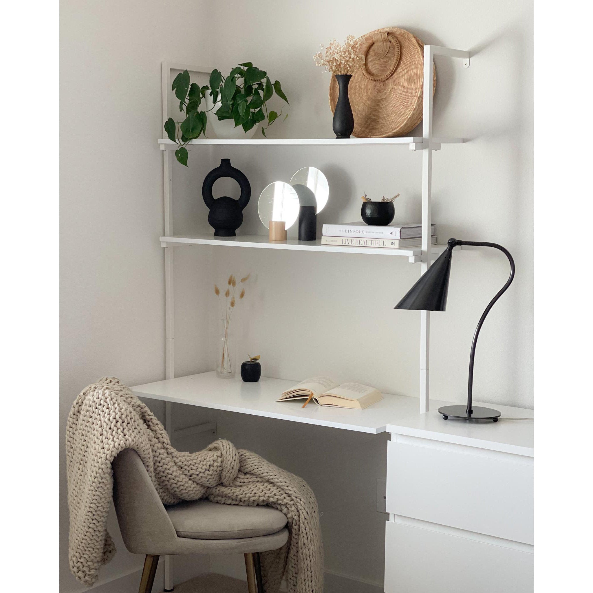 Lupe 1-Light Table Lamp in Old Bronze 7W x 20.5H