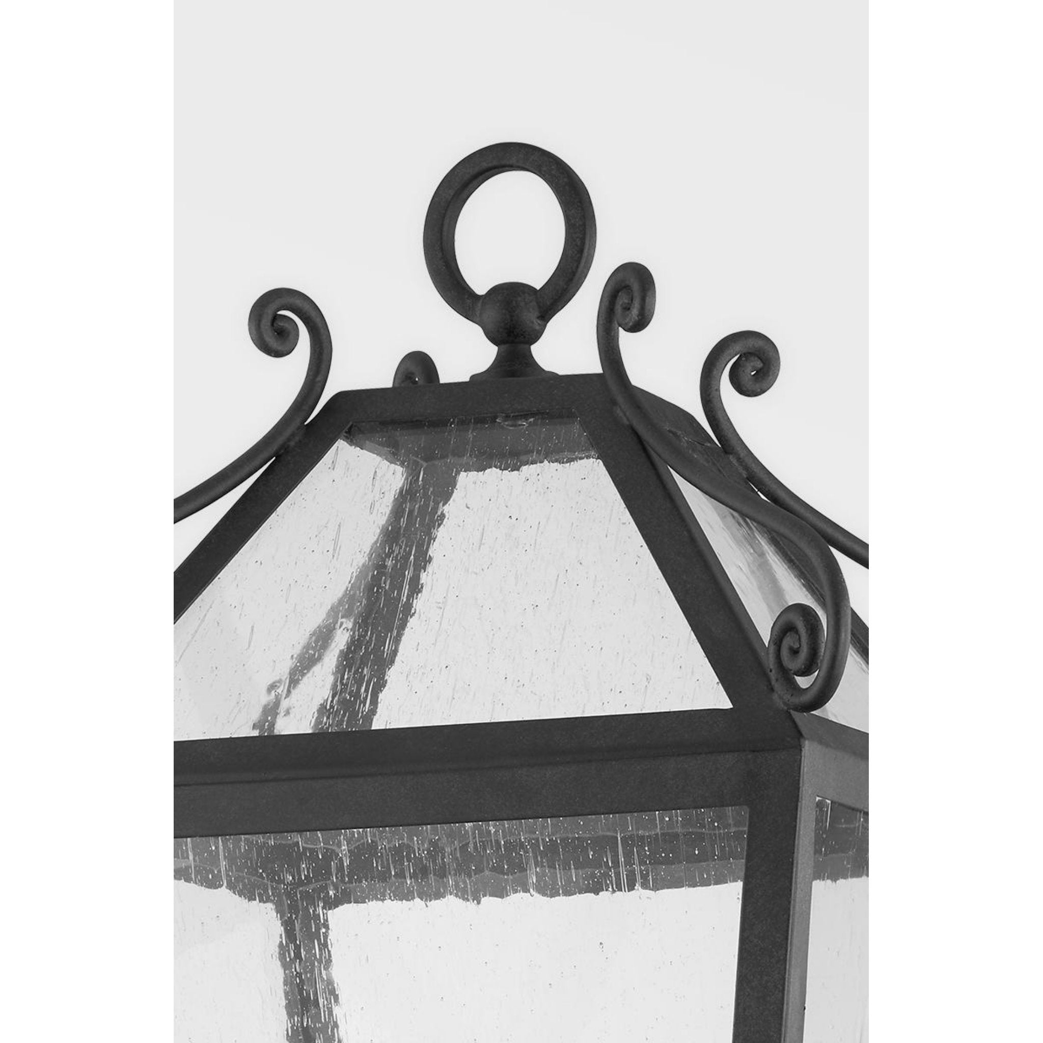 Santa Barbara County Wall Sconce 3-Light Outdoor LED in French Iron 11L x 11W x 25.75H