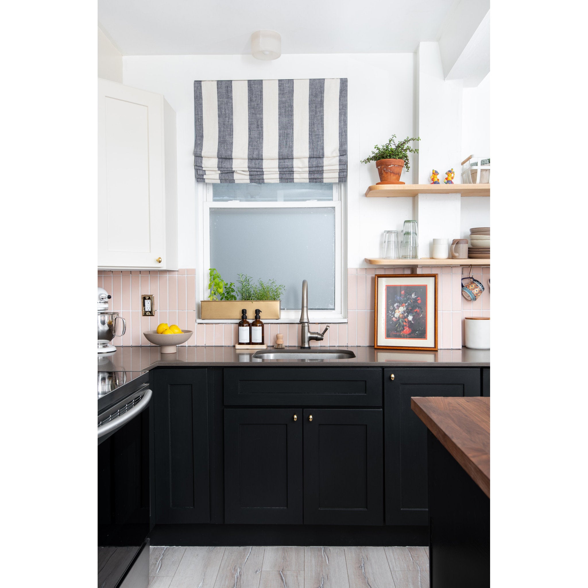 Loris 1-Light Flush Mount in Polished Nickel 6.25L x 6.25W x 4.75H