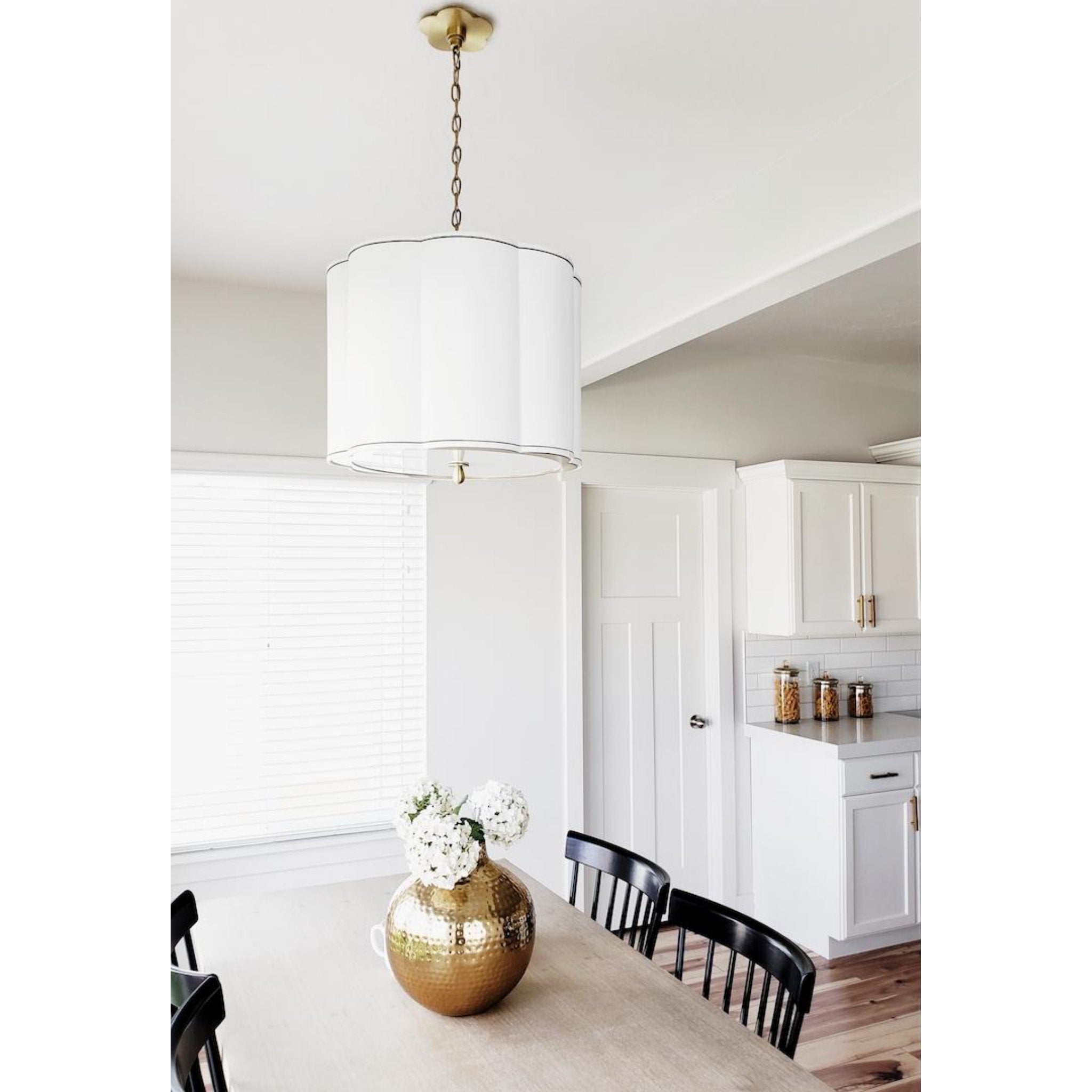 Sweeny 5-Light Chandelier in Aged Brass 25L x 25W x 22H