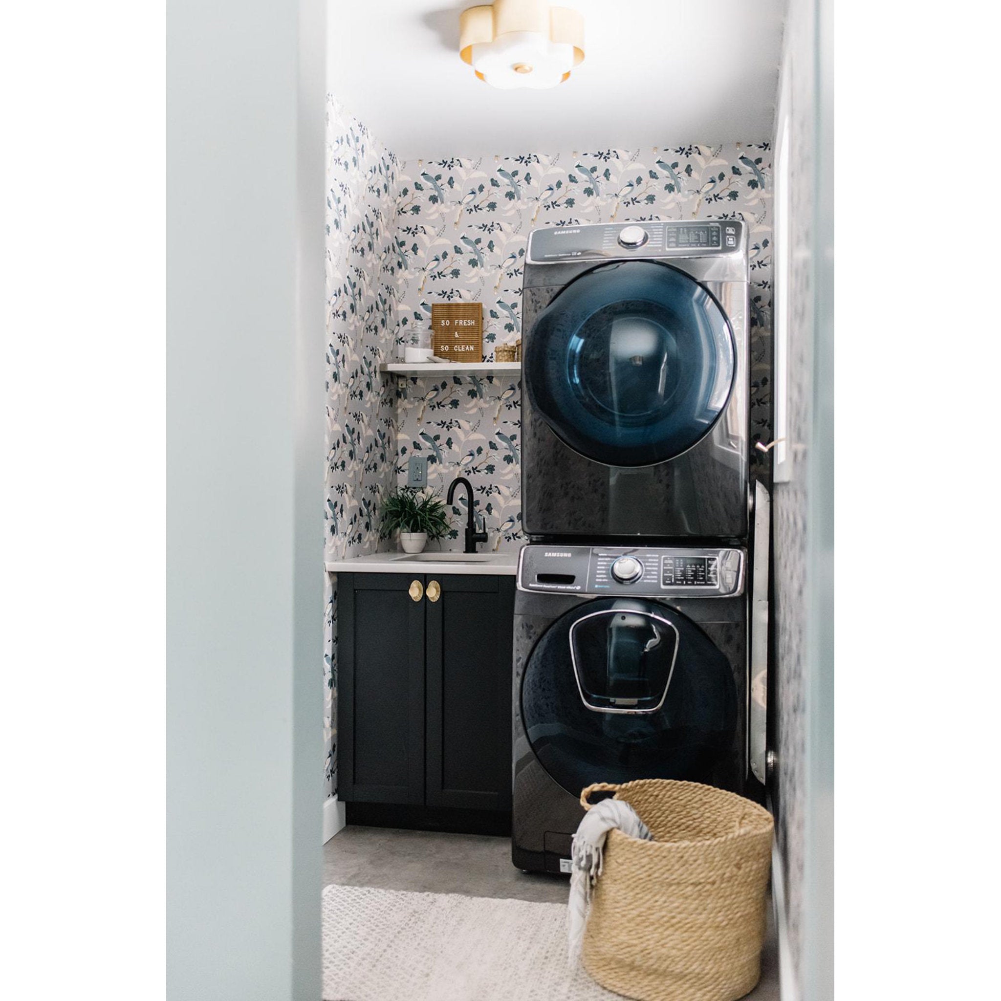 Allure Flush Mount 2-Light LED in Gold Leaf 13.5L x 13.5W x 5H