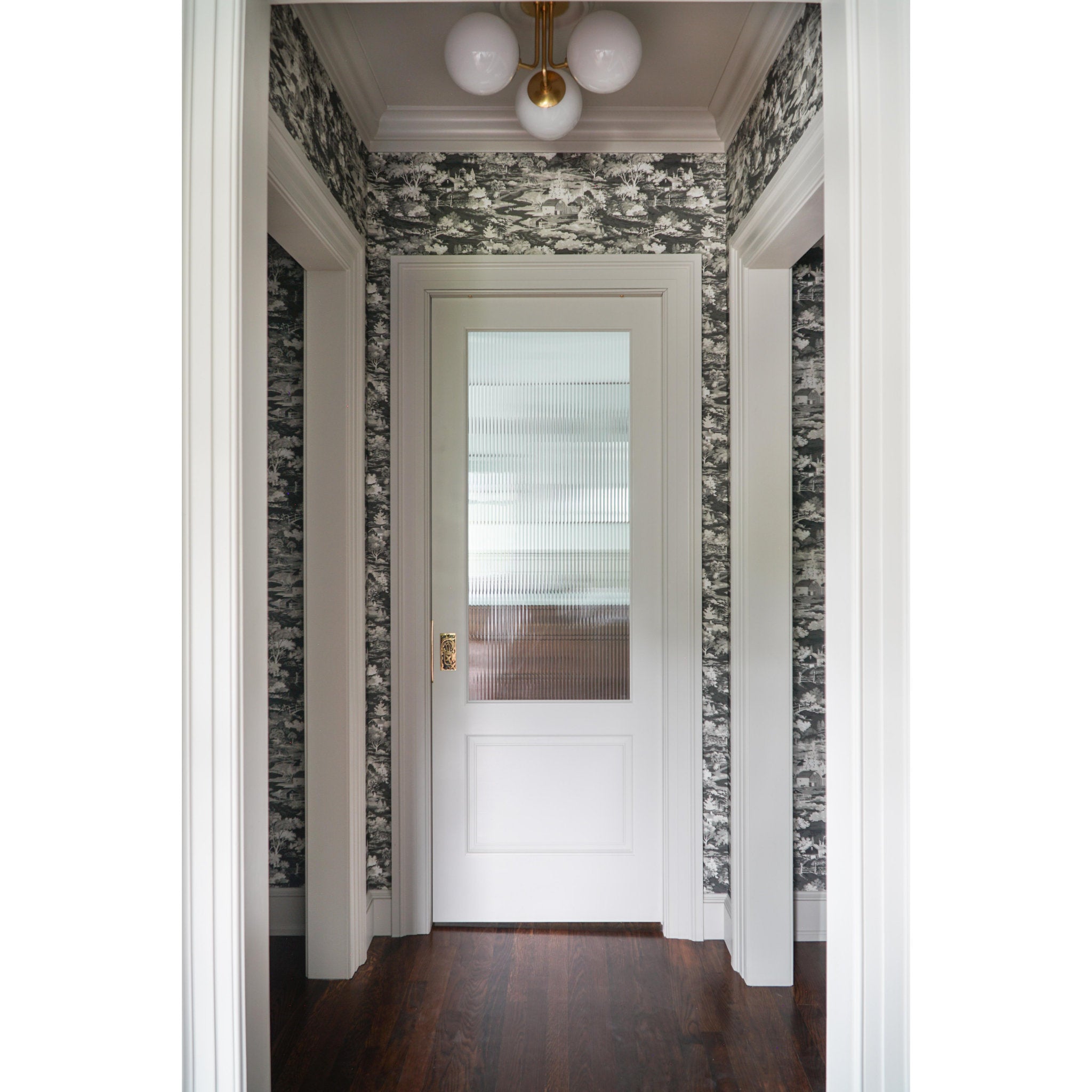 Stella 3-Light Semi Flush in Aged Brass 18.25L x 18.25W x 10.5H