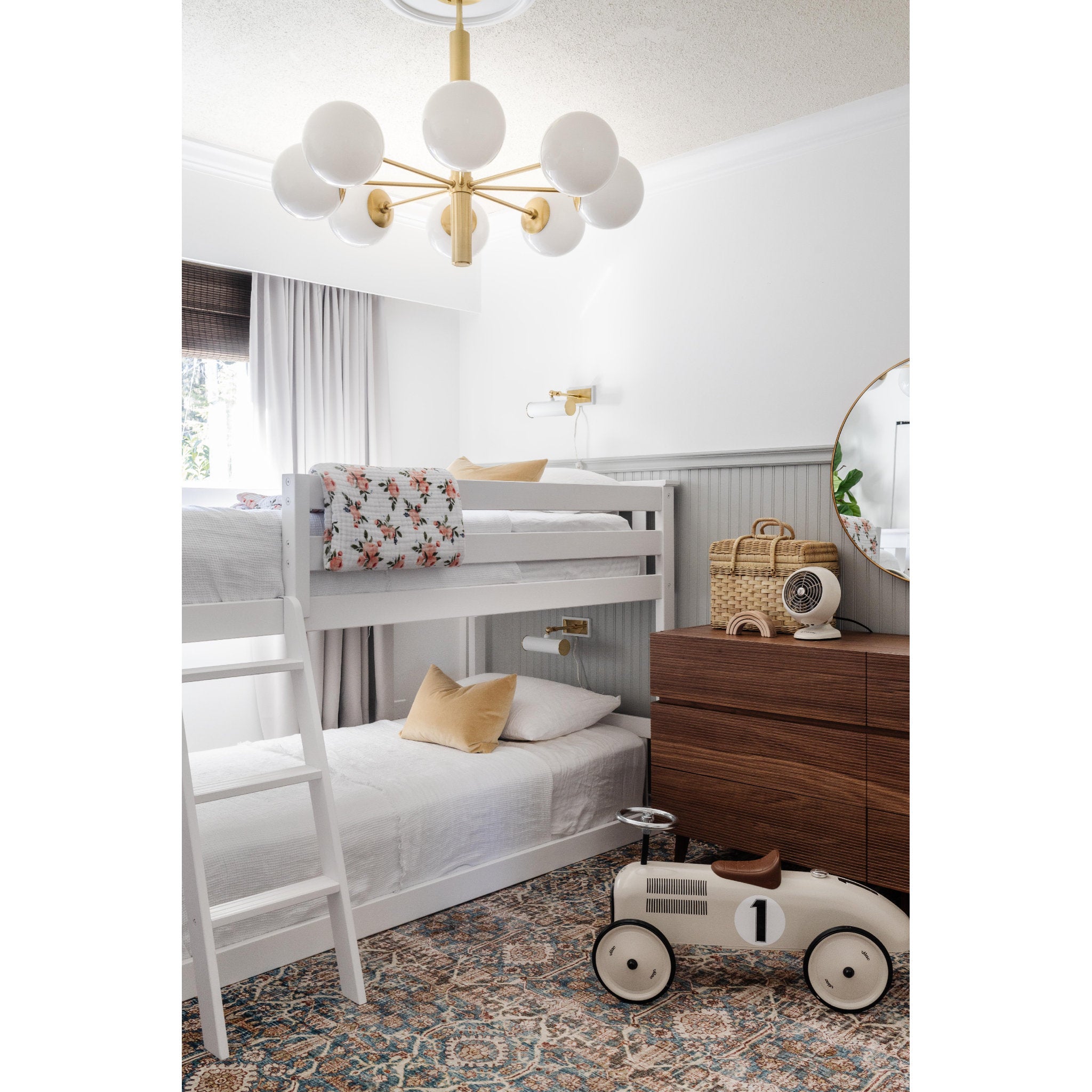 Stella 8-Light Chandelier in Aged Brass 36L x 36W x 23H