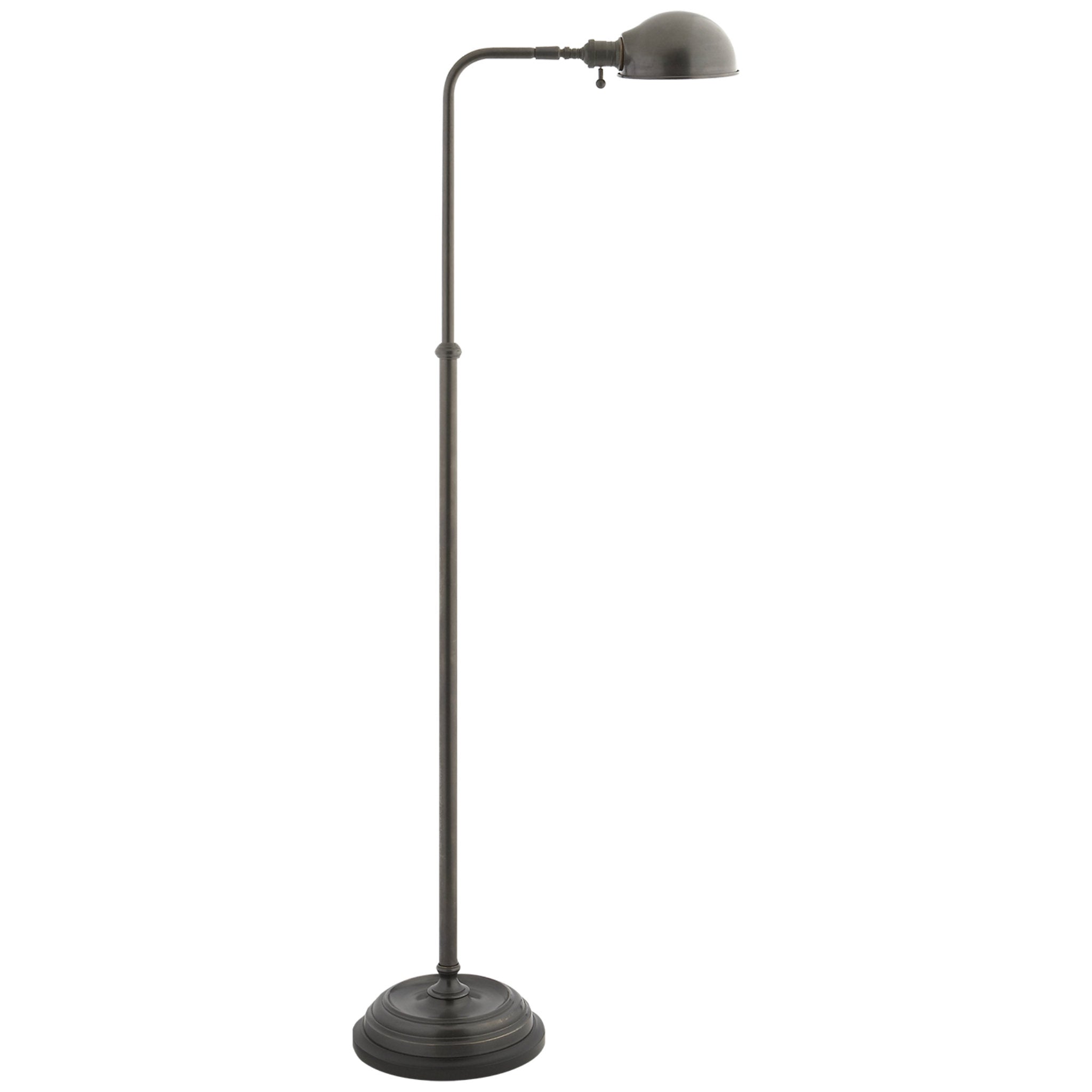 Chapman & Myers Apothecary Floor Lamp in Bronze W10" x H40" - 54"